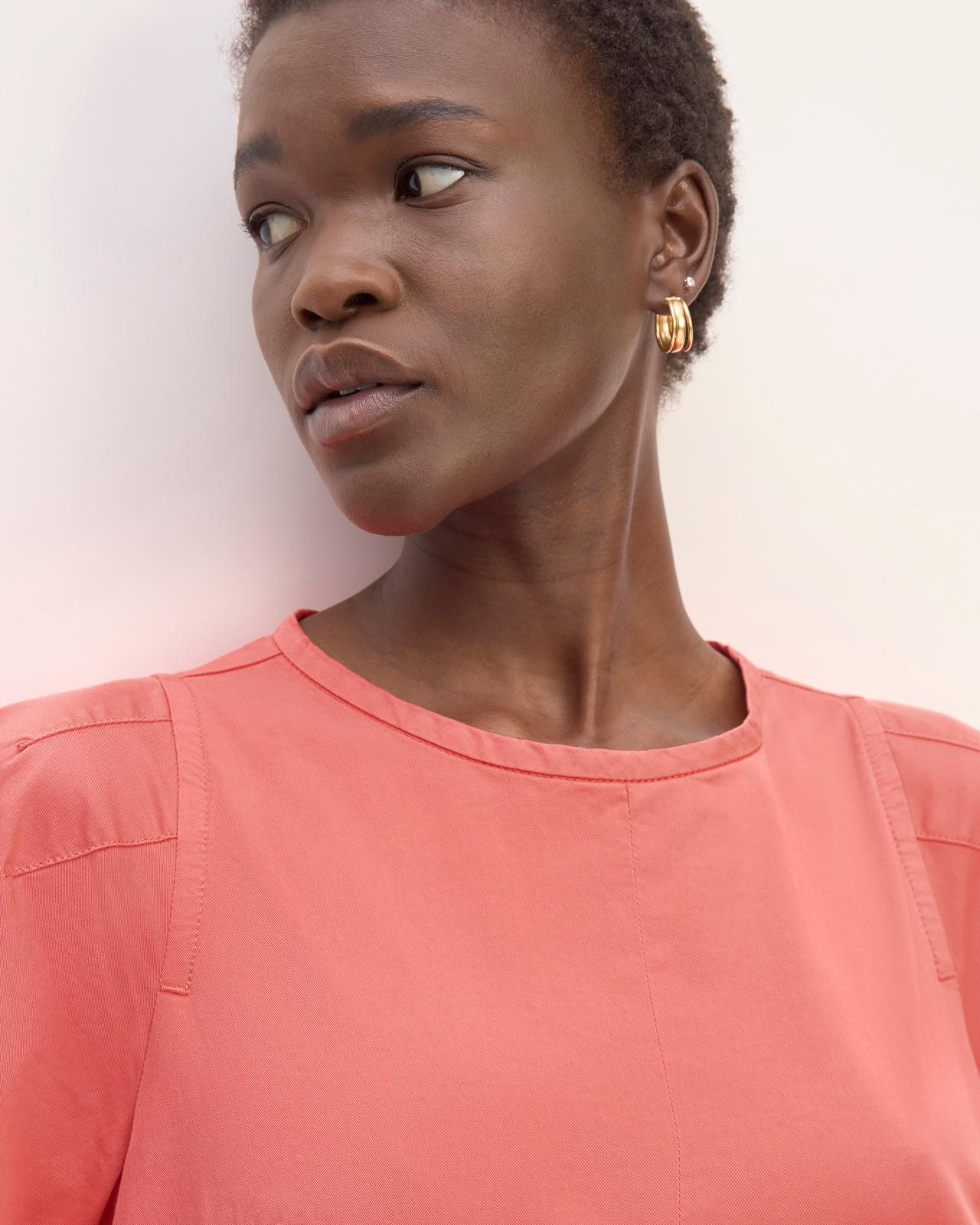 Womens Short-Sleeve Puff Midi Dress by Everlane Product Image