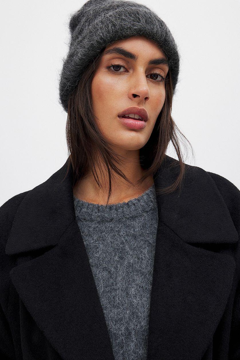 Alpaca Blend Hairy Beanie Product Image