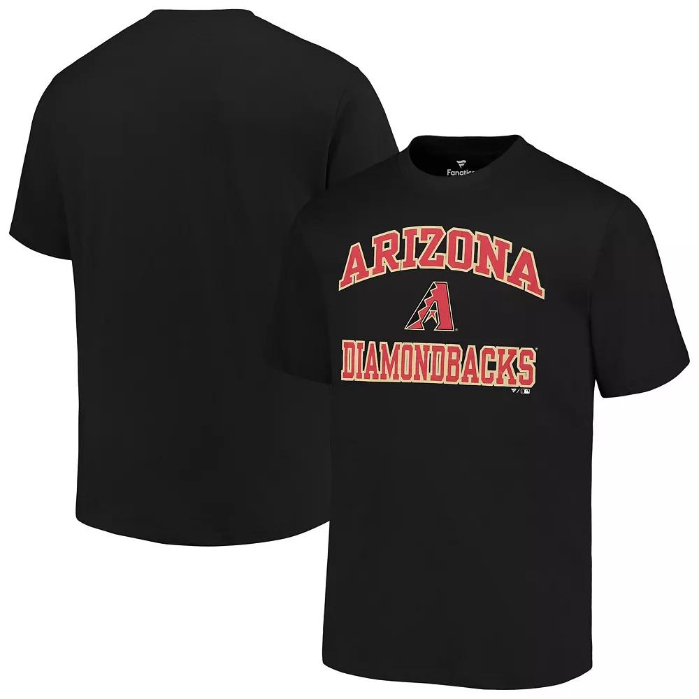 Men's Profile Black Arizona Diamondbacks Big & Tall Heart & Soul T-Shirt,  Product Image