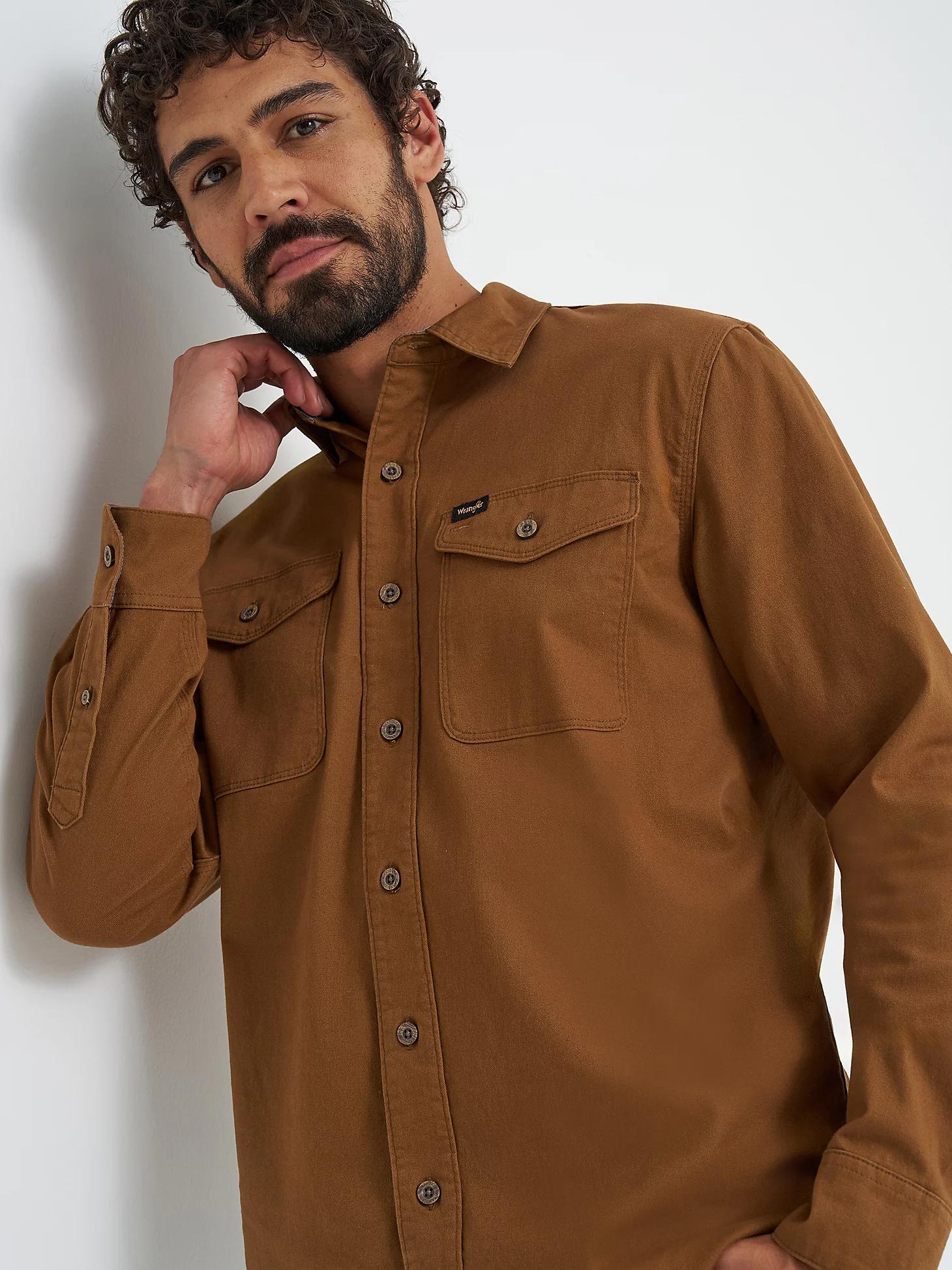 Men's Wrangler® Epic Soft™ Stretch Twill Shirt in Dachshund Product Image