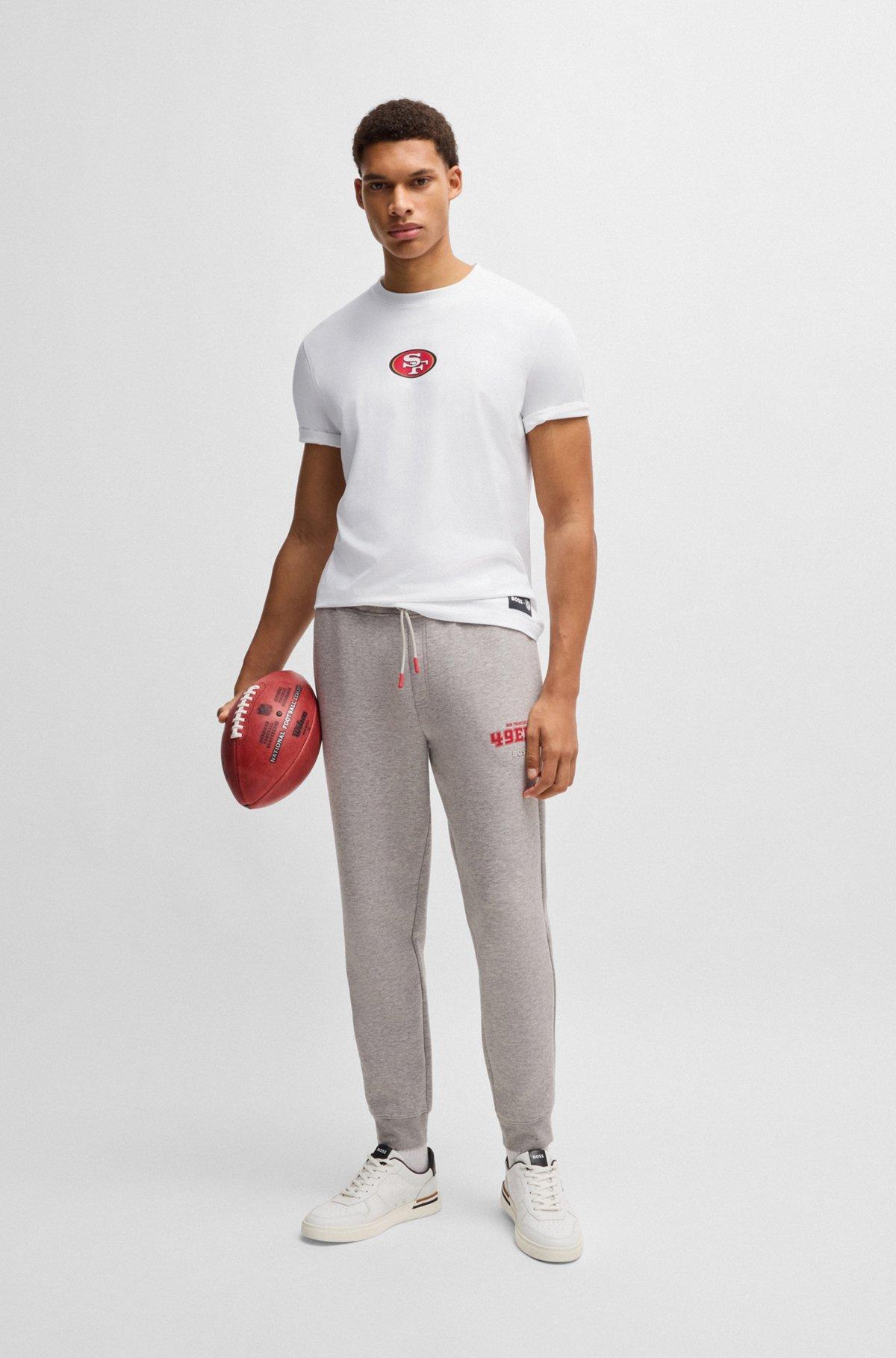 BOSS x NFL stretch-cotton T-shirt with special branding Product Image