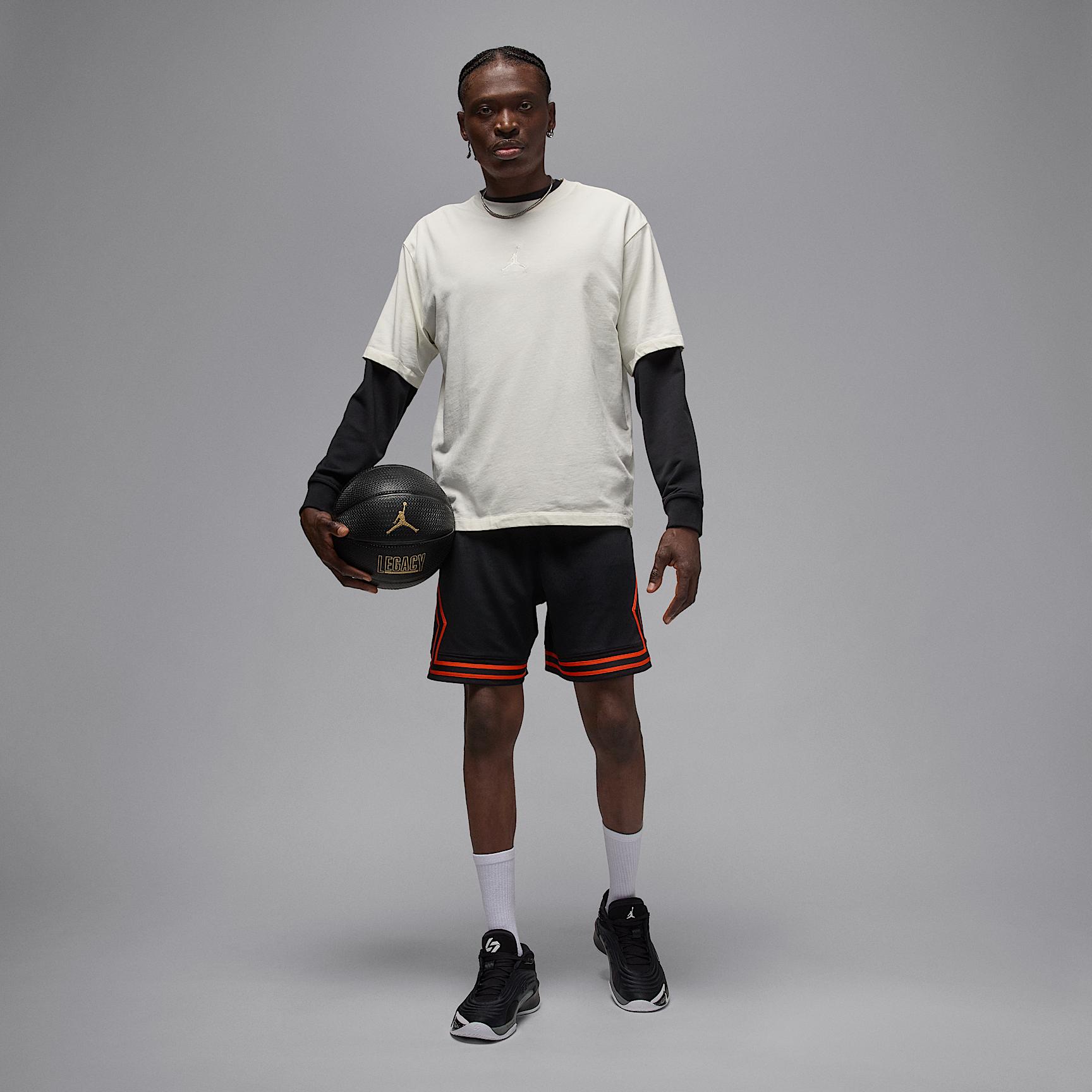 Mens Jordan Sport Dri-FIT Mesh Diamond Shorts | HF9910-011 Product Image