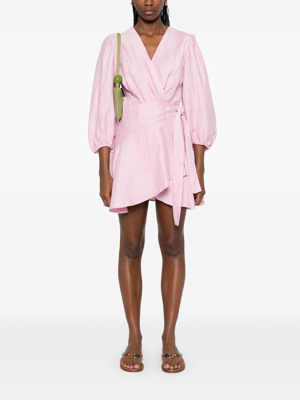 wrap mini dress Product Image