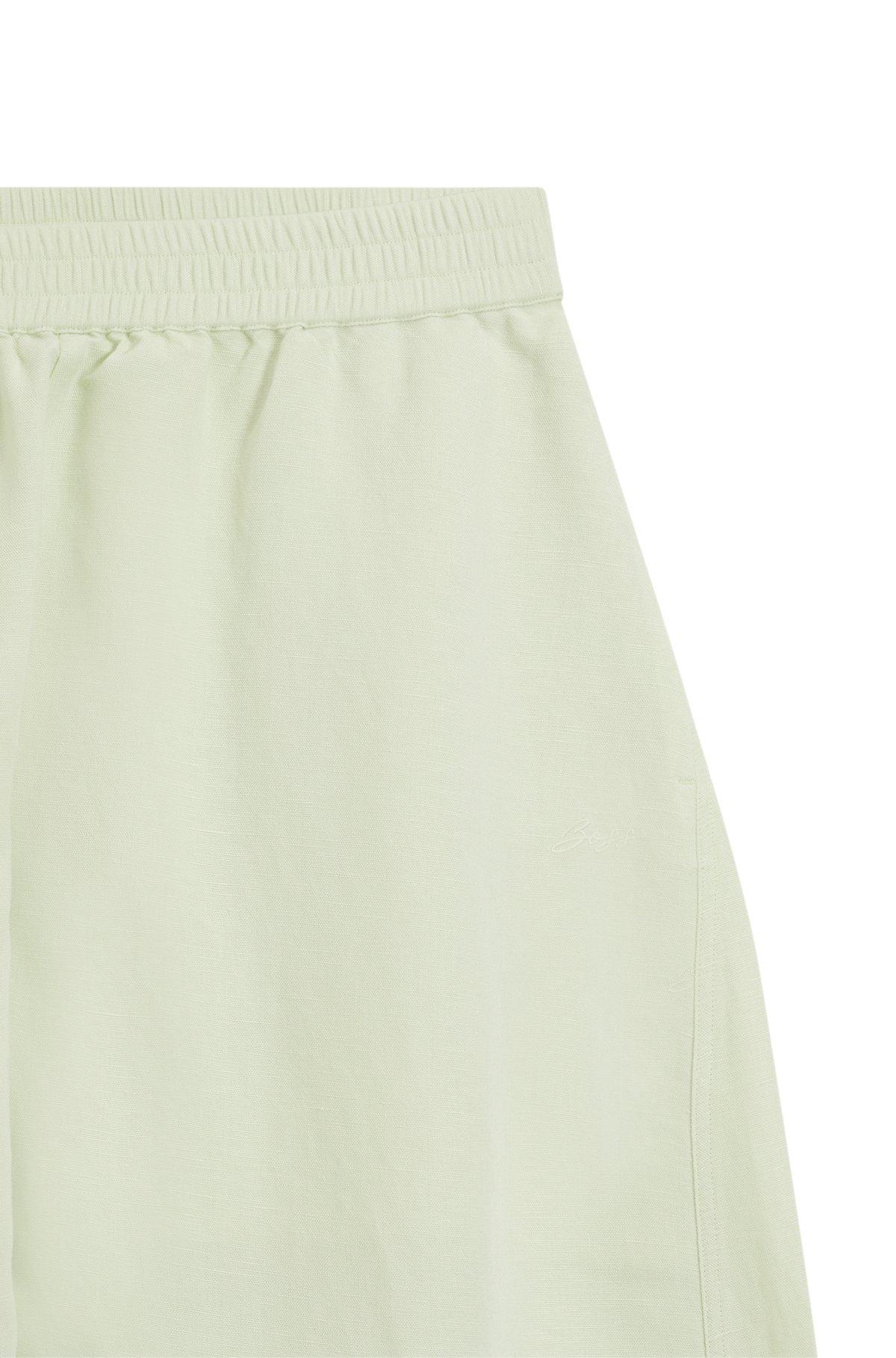 Balloon-leg trousers with elasticated waist Product Image