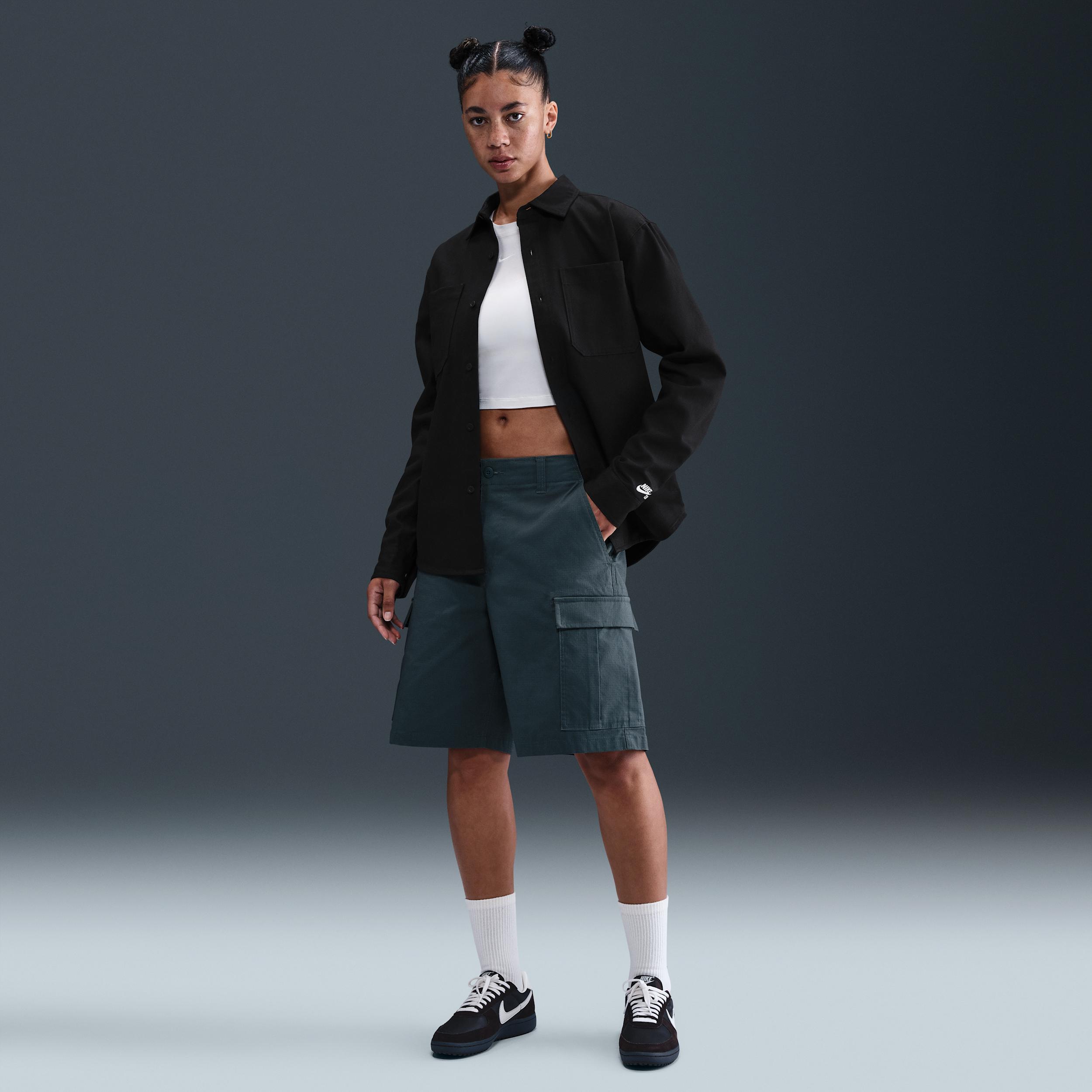 Nike SB Long-Sleeve Woven Skate Top Product Image