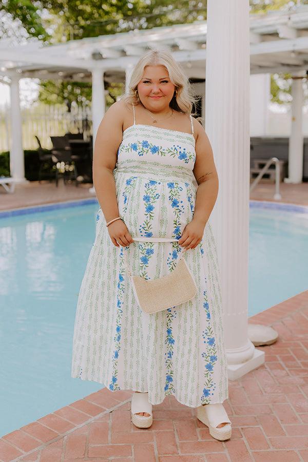 Villa Charm Floral Maxi Dress Curves Product Image