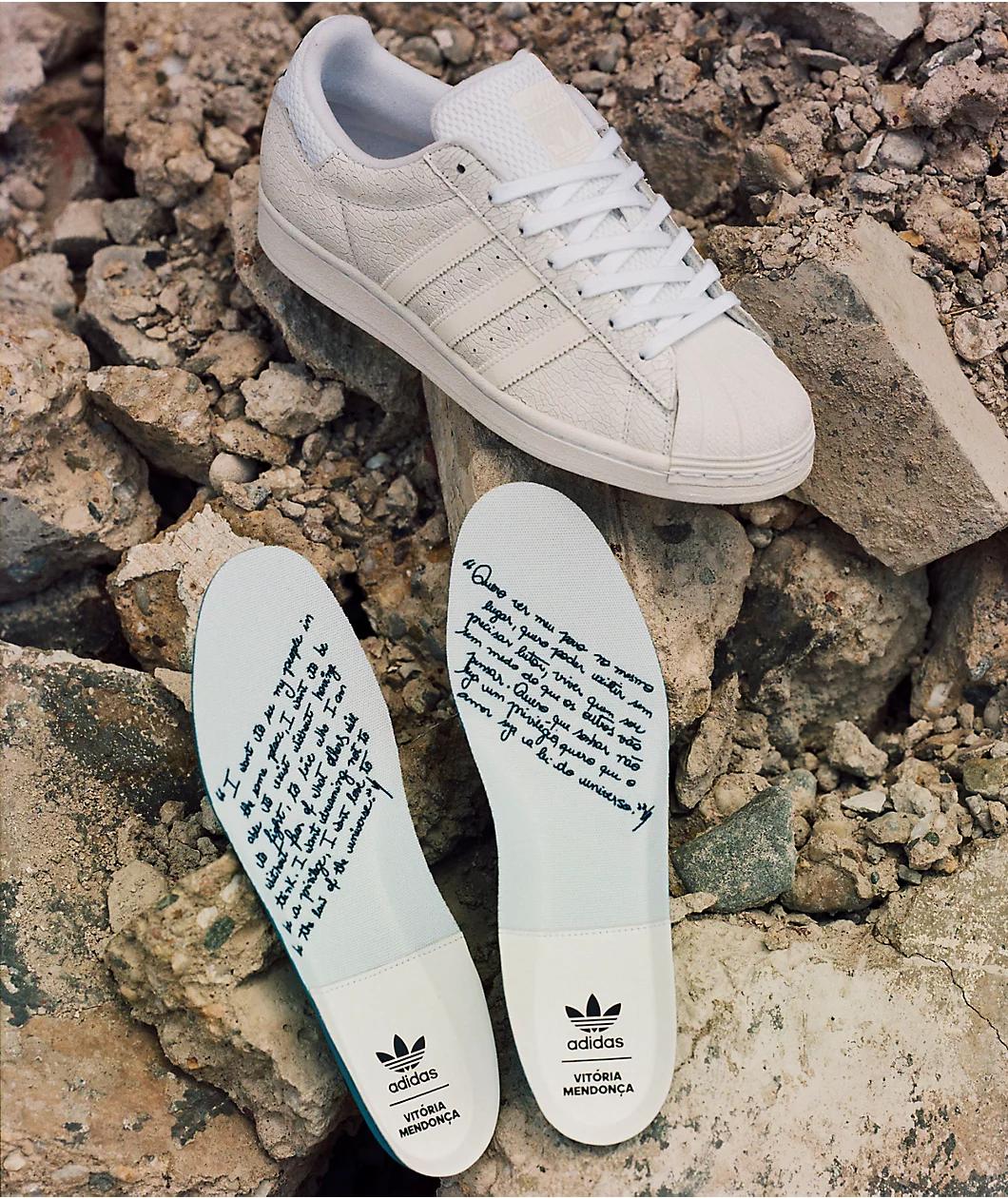 adidas x Vitória Superstar ADV Cream Skate Shoes Product Image
