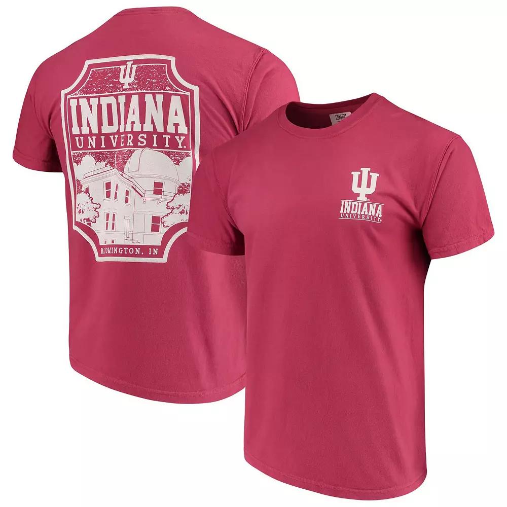 Men's Crimson Indiana Hoosiers Comfort Colors Campus Icon T-Shirt, Size: 2XL, Red Product Image