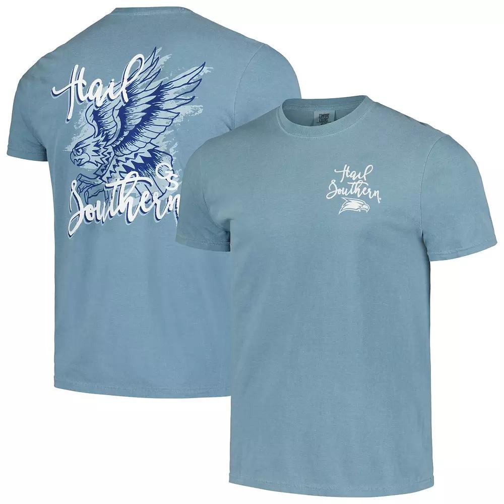 Men's Blue Georgia Southern Eagles Hyperlocal Comfort Colors T-Shirt,  Product Image
