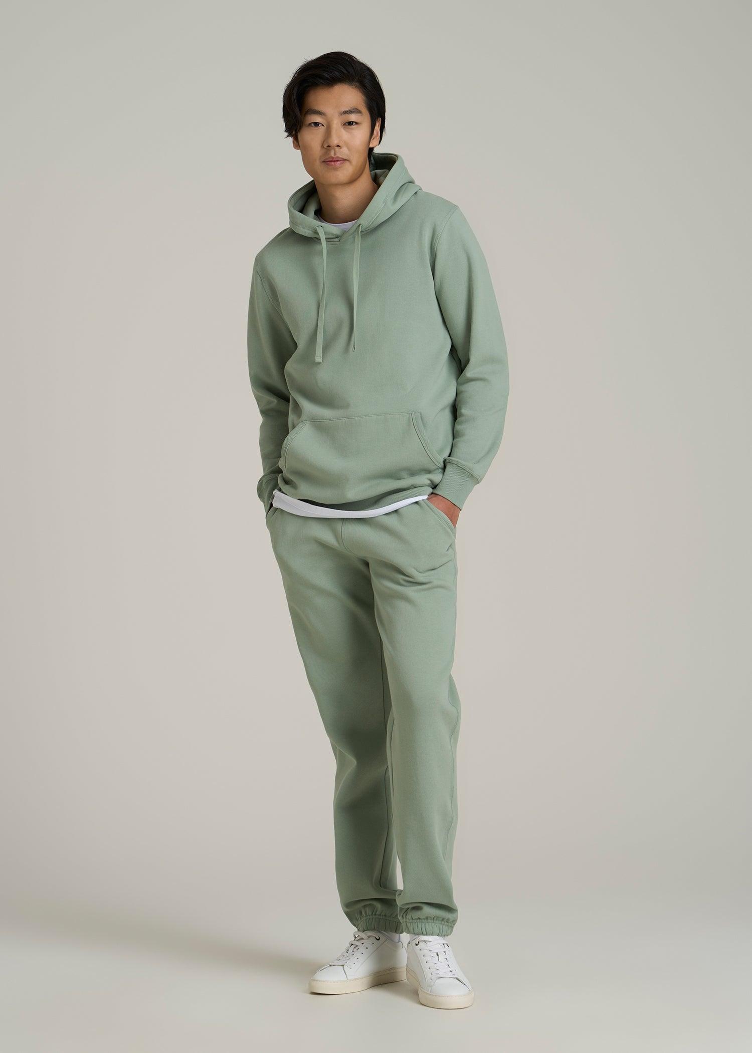Wearever 2.0 Fleece Hoodie for Tall Men in Seagrass Product Image