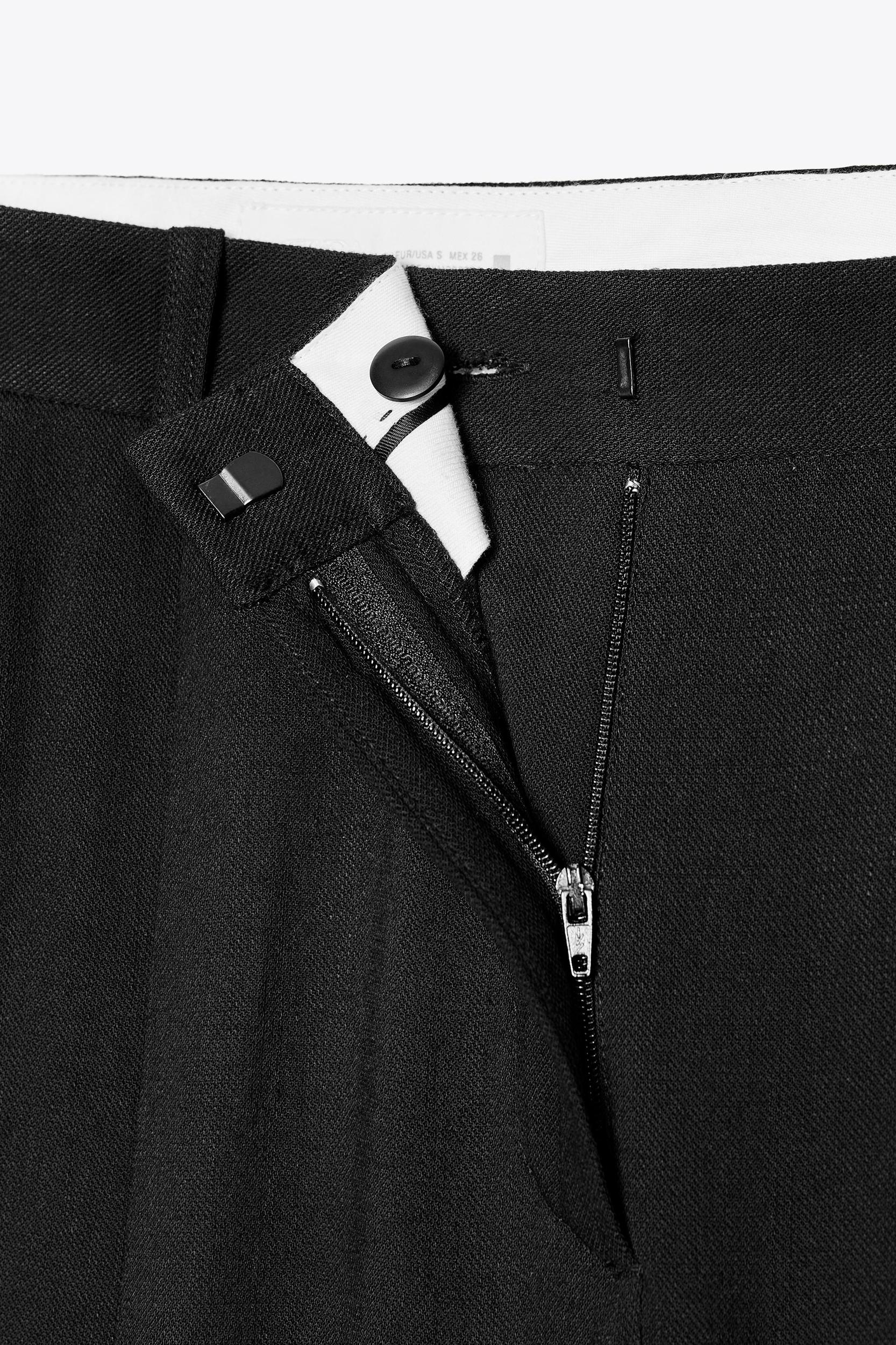 WIDE LEG PANTS WITH DARTS Product Image