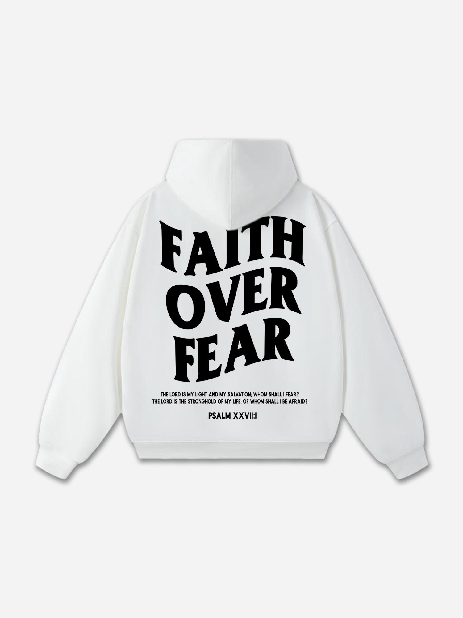 Sopula Faith Over Fear Print Graphic Hoodie Product Image