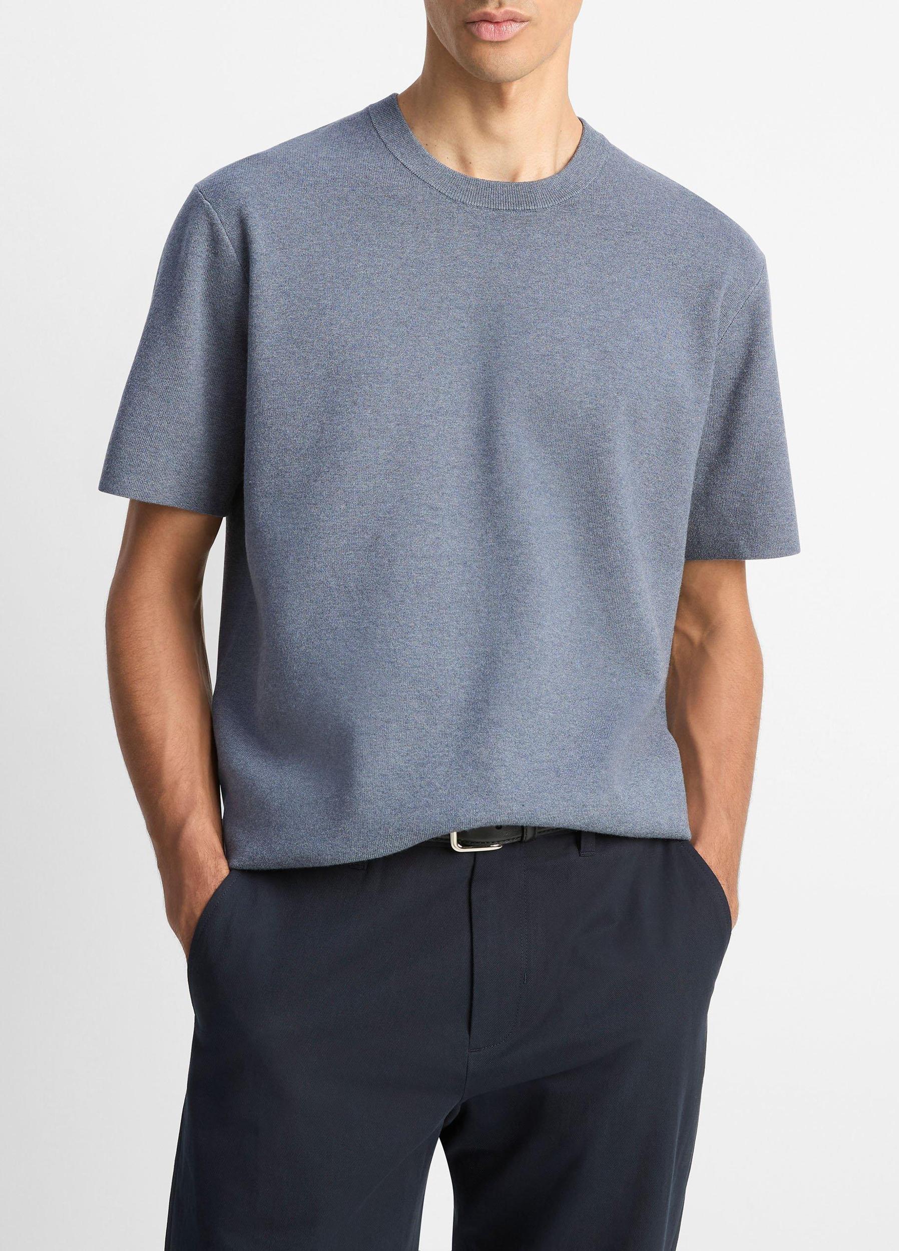 Milano Short-Sleeve Crew Neck Sweater Product Image