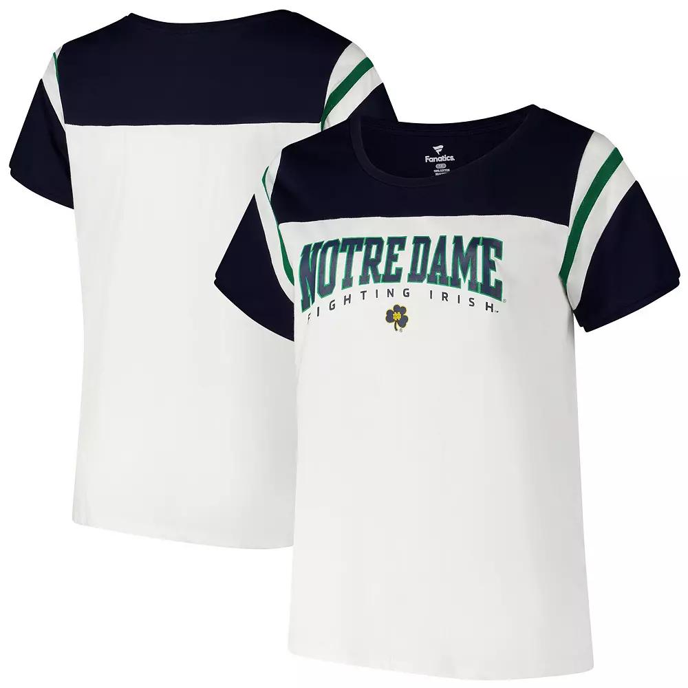 Women's Fanatics White Notre Dame Fighting Irish Plus  Product Image
