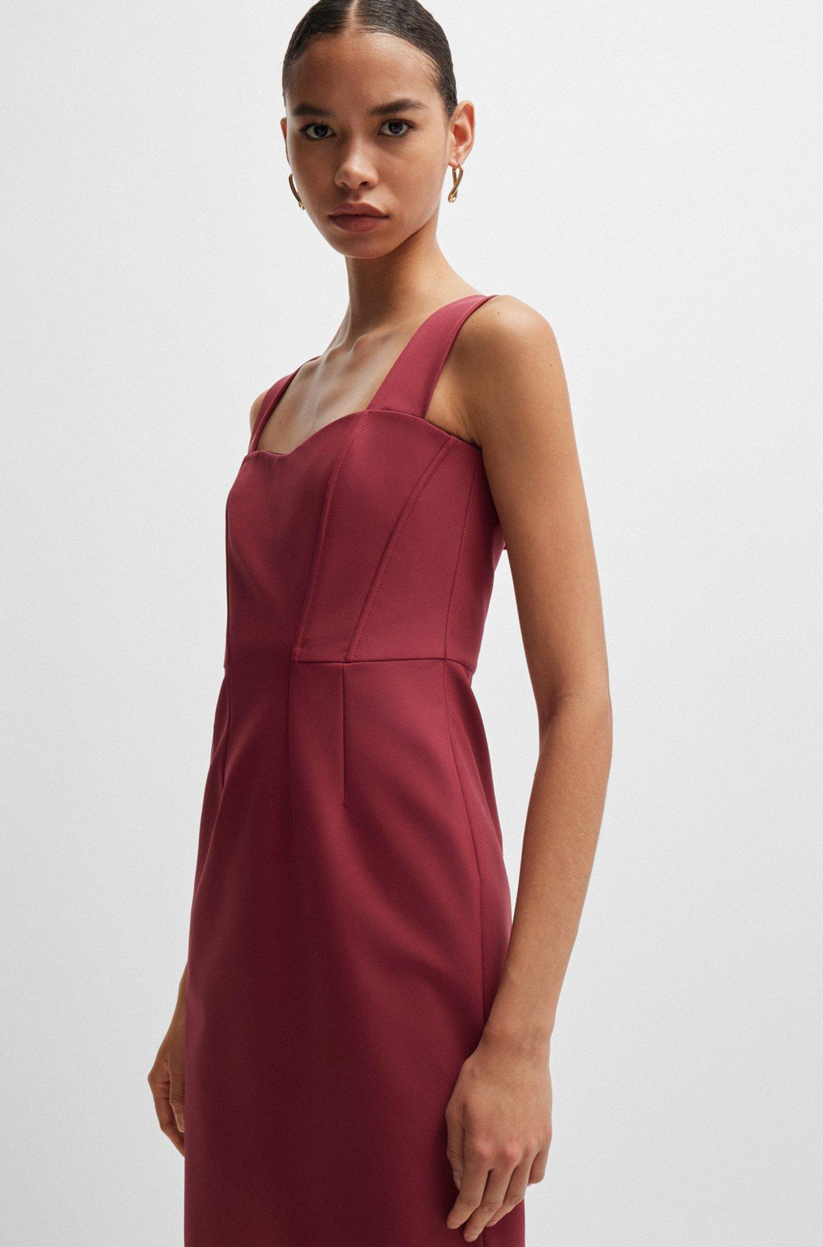 Extra-slim-fit dress in performance-stretch fabric Product Image