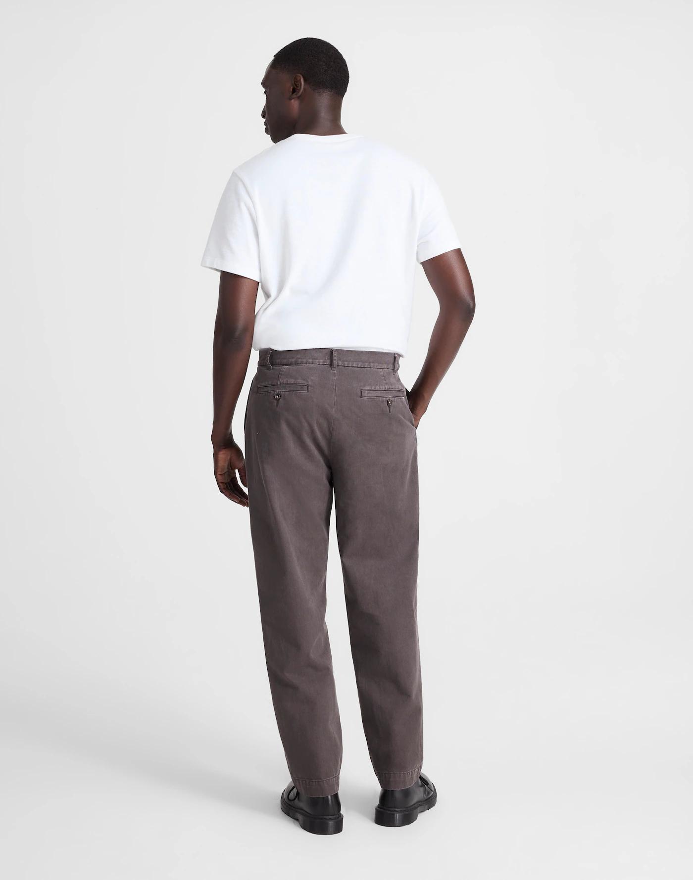 Pleated Twill Trousers Product Image
