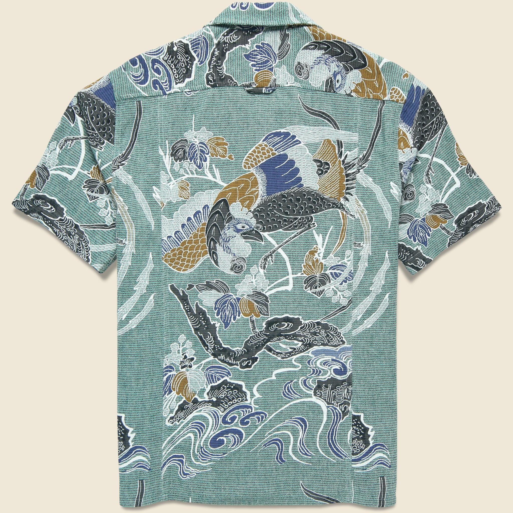 Kenji Camp Shirt - Green Product Image