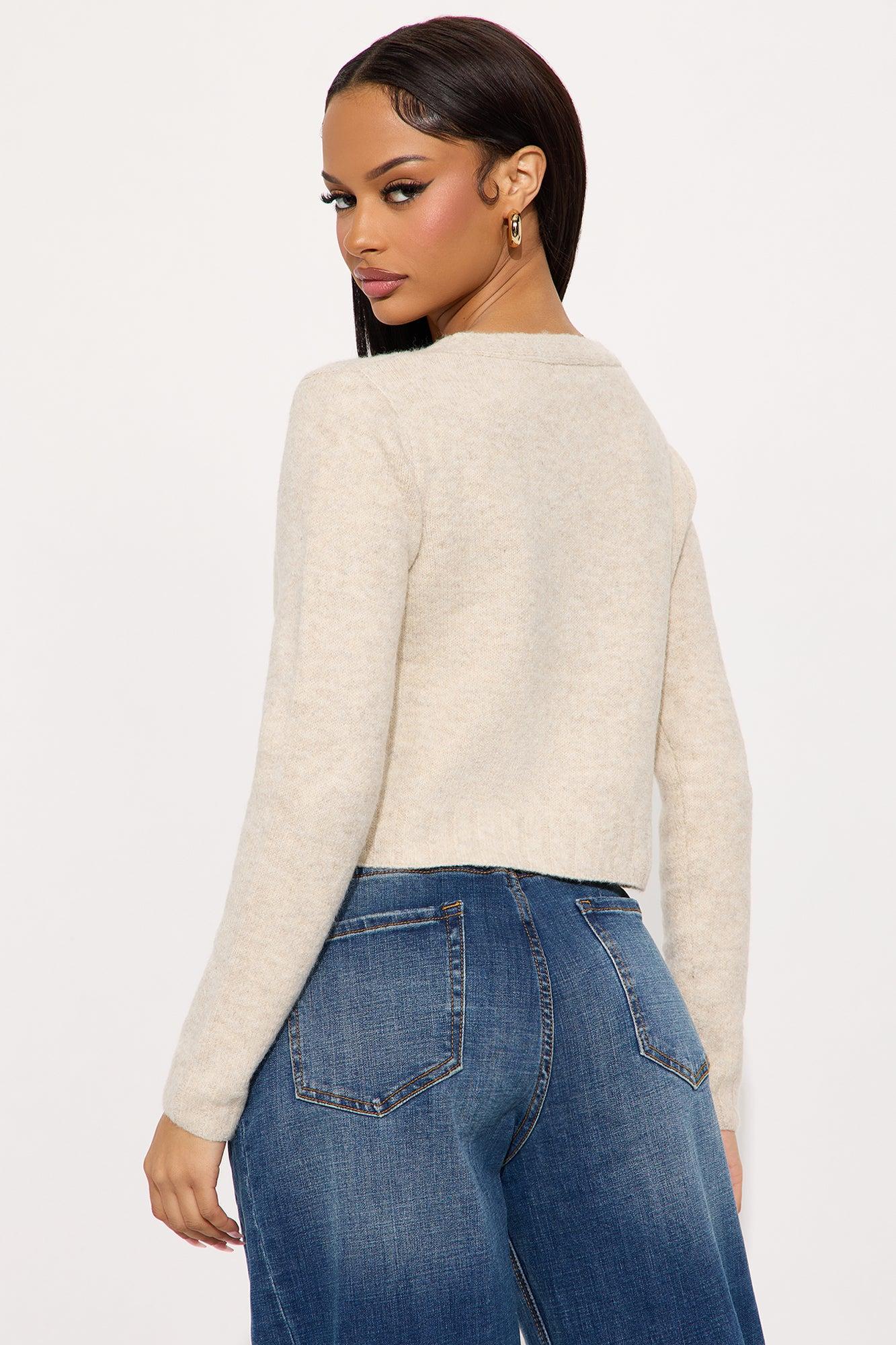 Warm Me Up Cardigan - Taupe Female Product Image