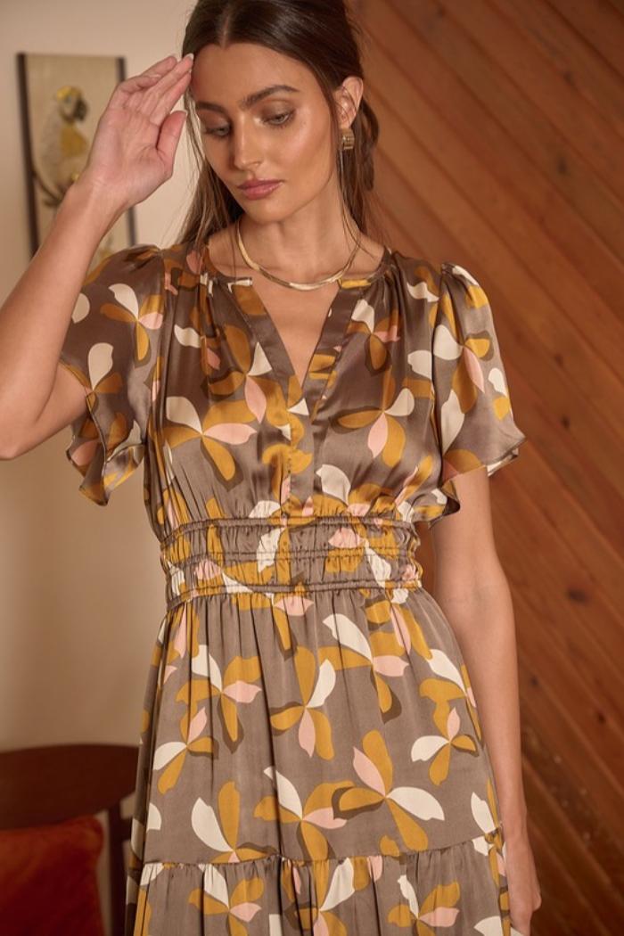 Fall Vibes midi dress Product Image