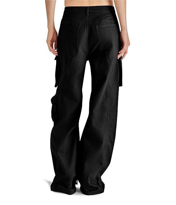 Steve Madden Duo Mid Rise Oversized Cargo Pants Product Image