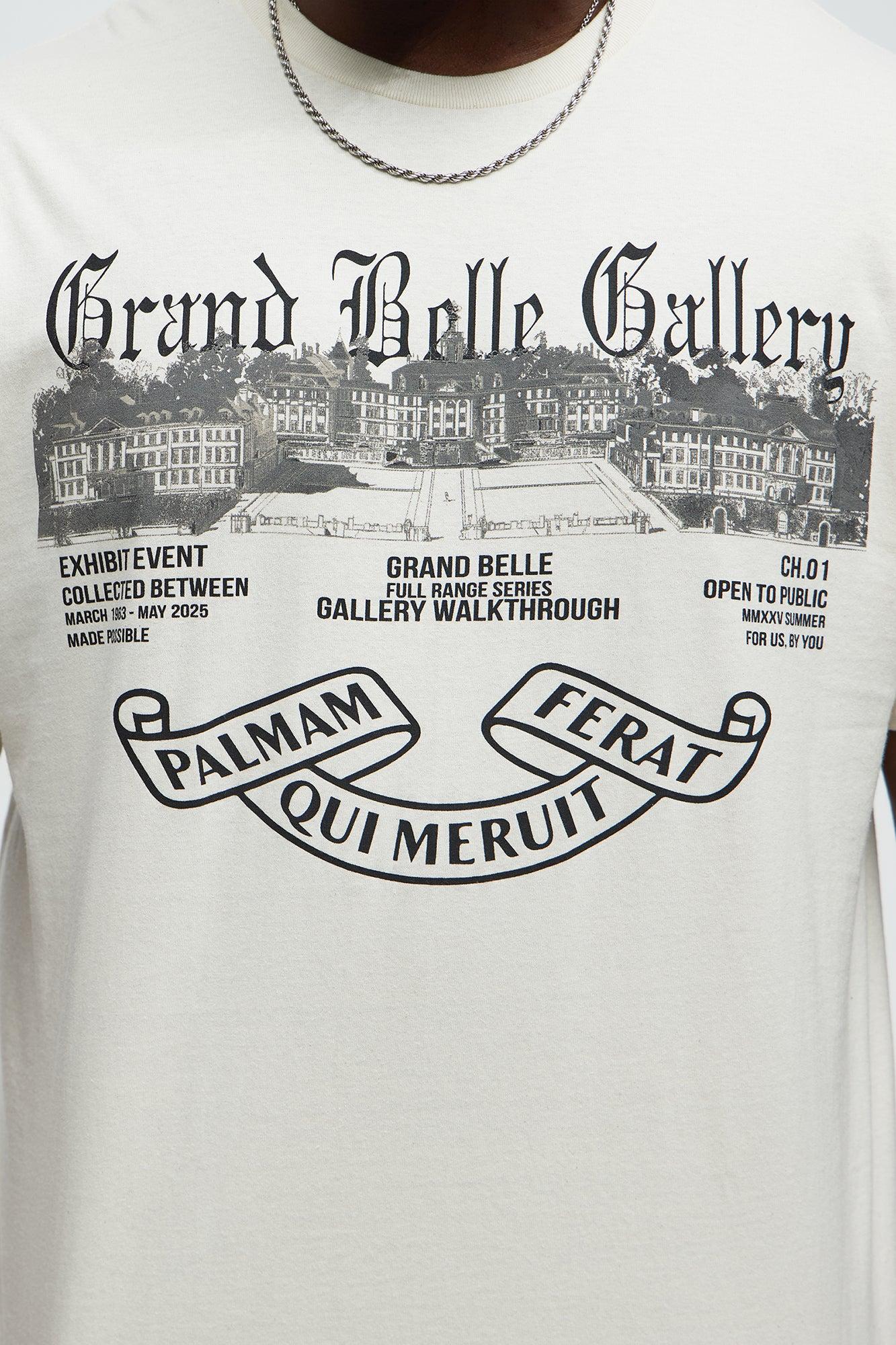 Grand Belle Gallery Short Sleeve Tee - Natural Male Product Image