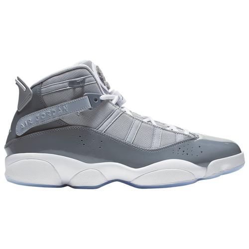 Jordan Mens Jordan 6 Rings - Mens Shoes Cool Grey/White/Wolf Grey Product Image