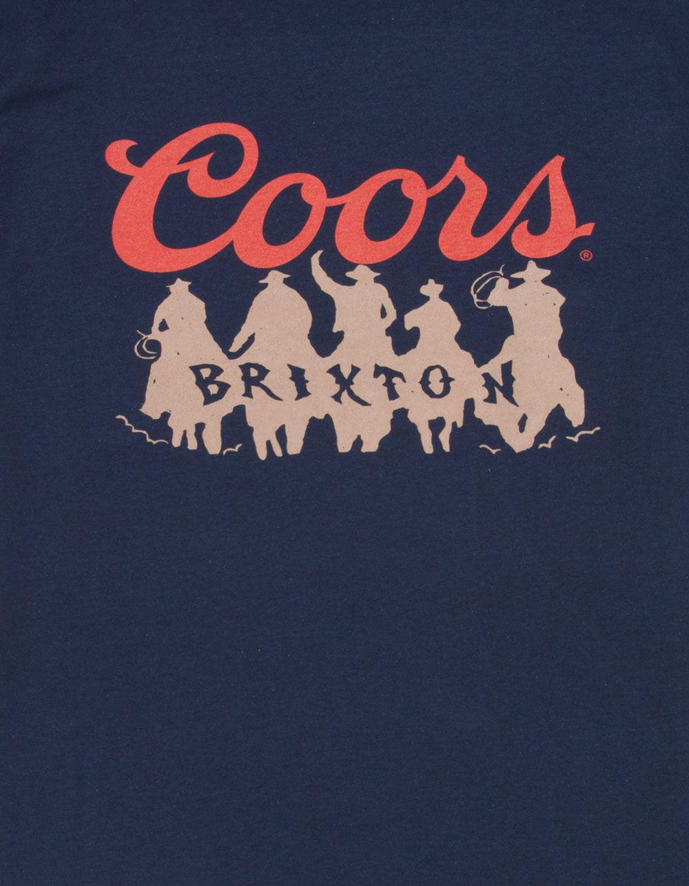 BRIXTON x Coors Bandit Mens Tee - NAVY Product Image