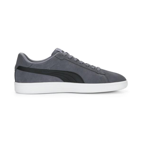 PUMA Smash 3.0 Men's Sneakers in Grey Tile/Black/White Product Image
