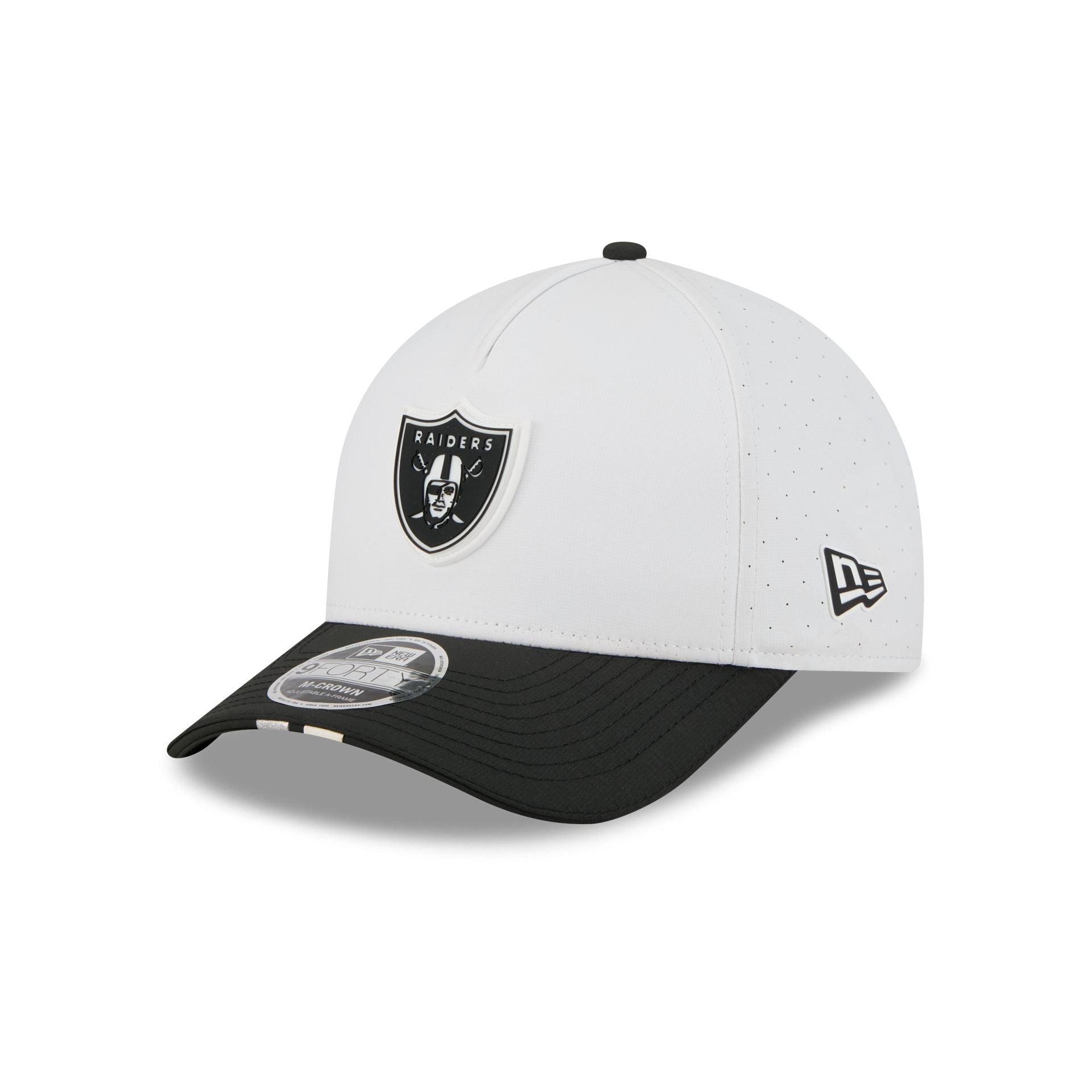 Las Vegas Raiders 2025 Training 9FORTY M-Crown A-Frame Snapback Hat Male Product Image