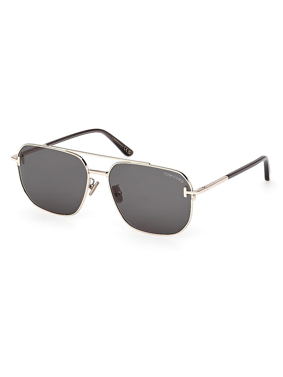 Mens 61MM Aviator Sunglasses Product Image