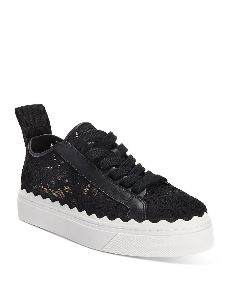 Lauren Logo Lace Low-Top Sneakers Product Image