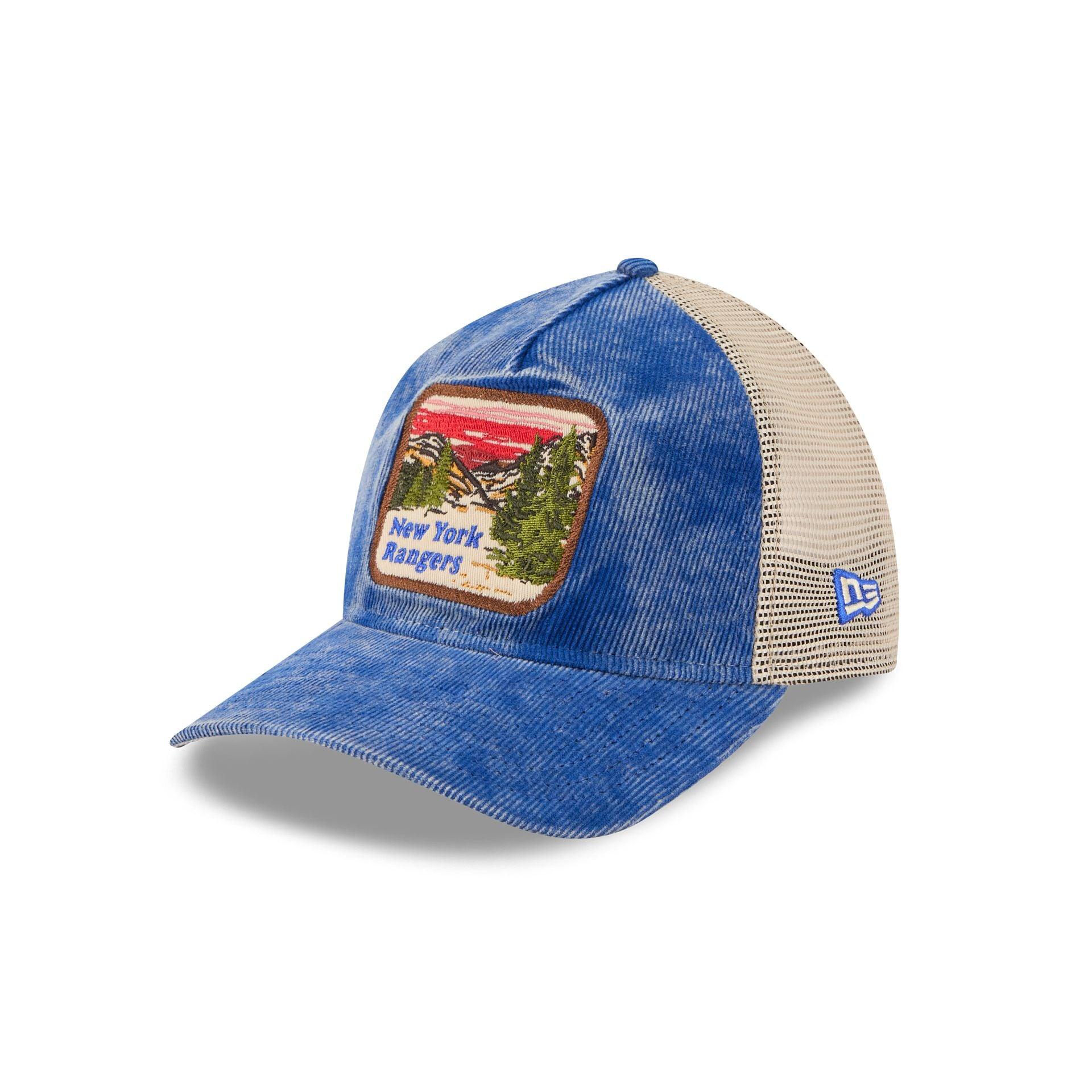 Texas Rangers Vintage Landscape 9TWENTY A-Frame Trucker Hat Male Product Image