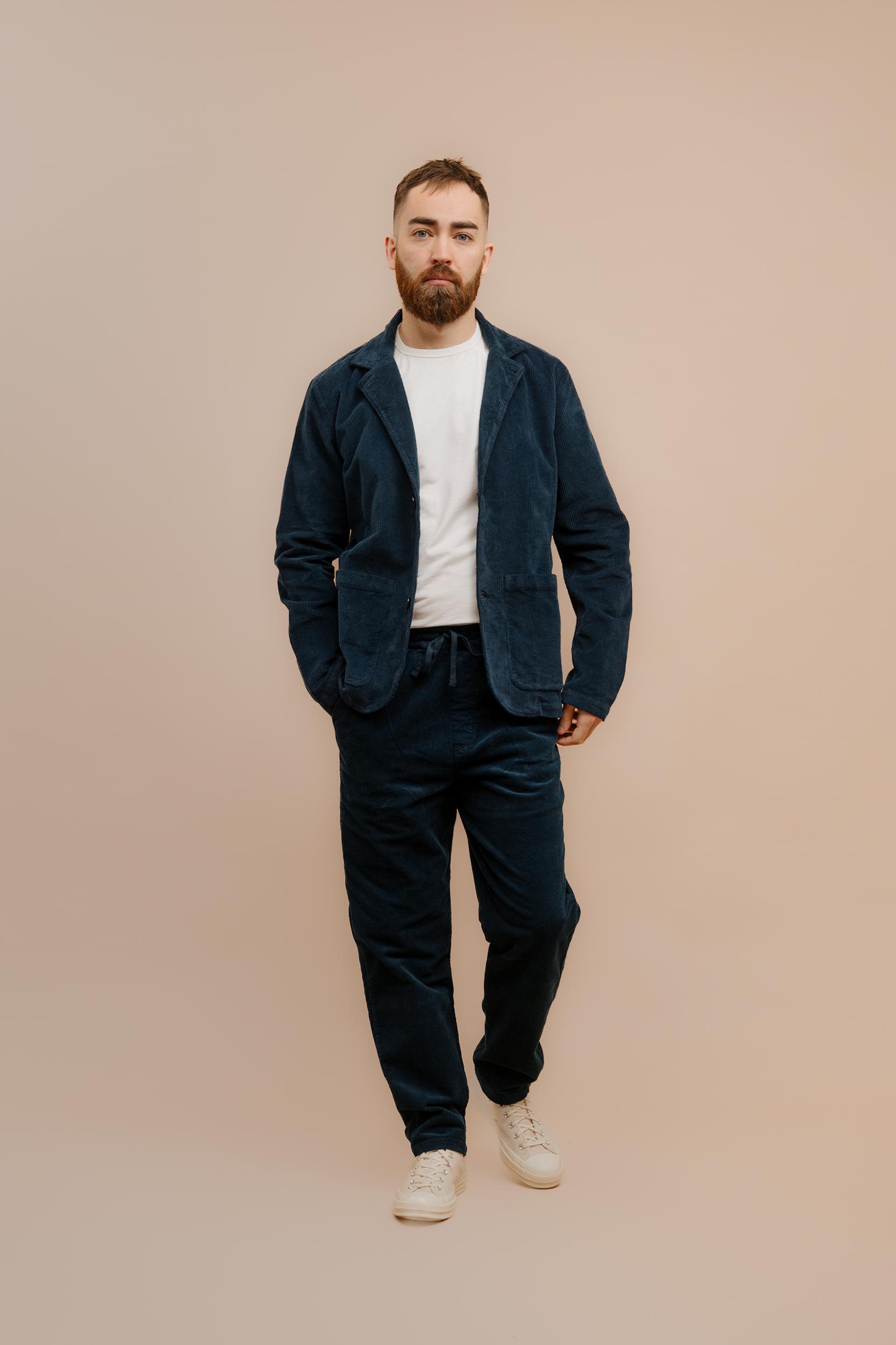 Corduroy Casual Blazer Product Image