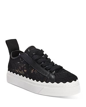 Lauren Logo Lace Low-Top Sneakers Product Image