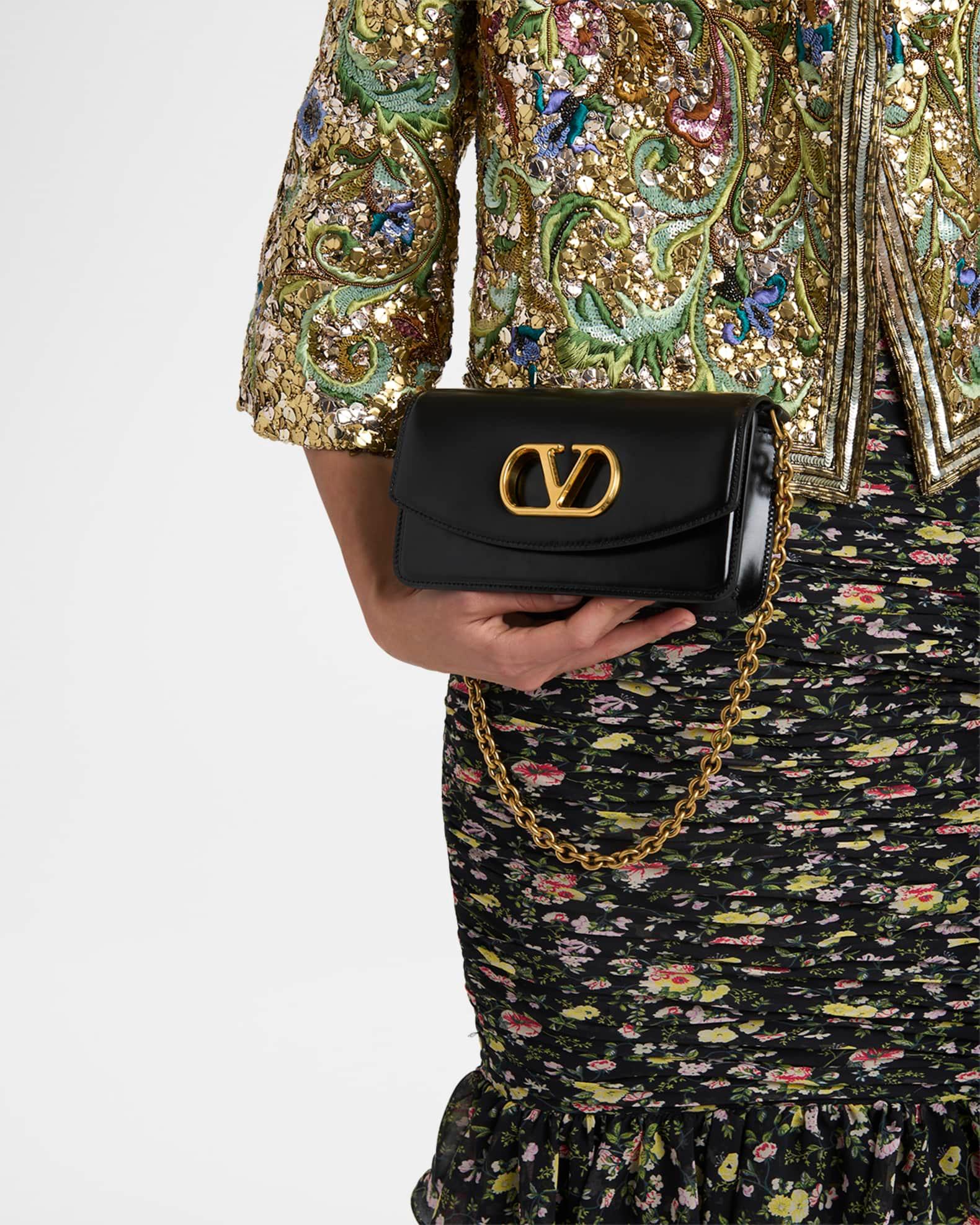 Vain Small VLOGO Leather Clutch Bag Product Image