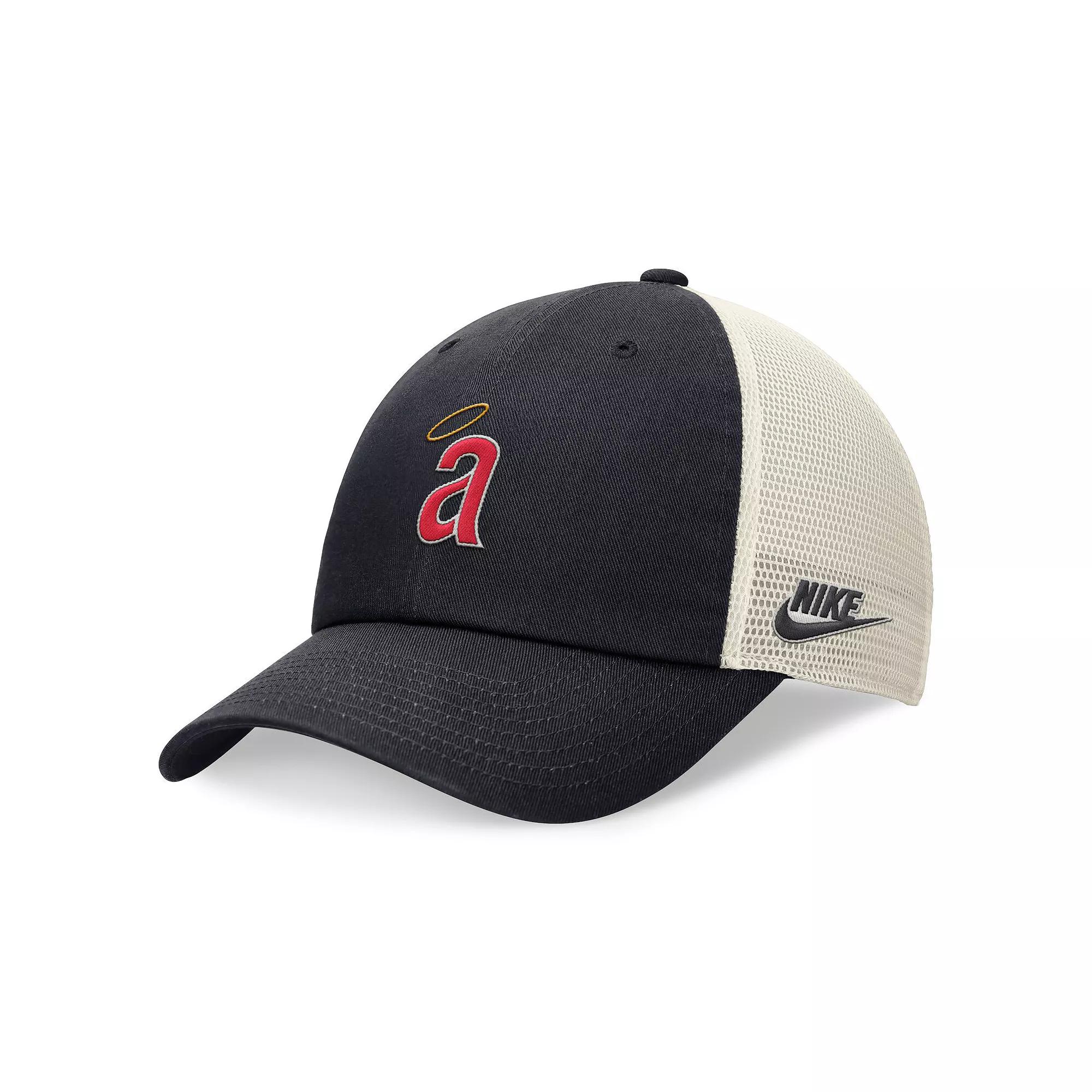 Men's Nike Navy California Angels Cooperstown Collection Rewind Club Trucker Adjustable Hat, Size: Medium/Large, Mlb Blue Product Image