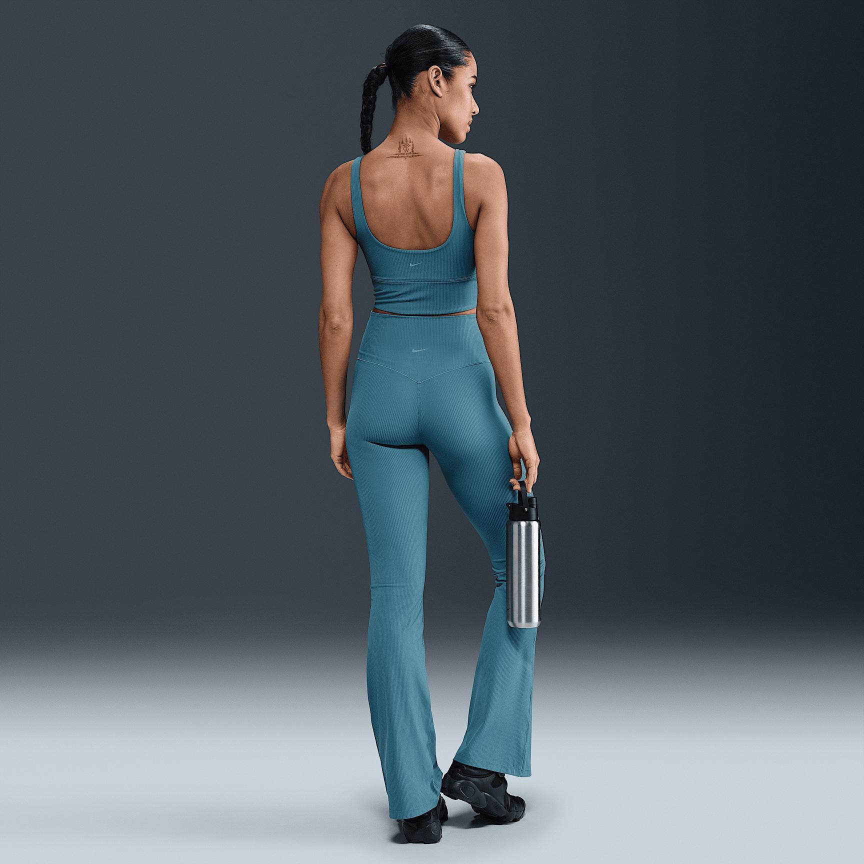 Nike Women's Zenvy Rib High-Waisted Flared Leggings Product Image