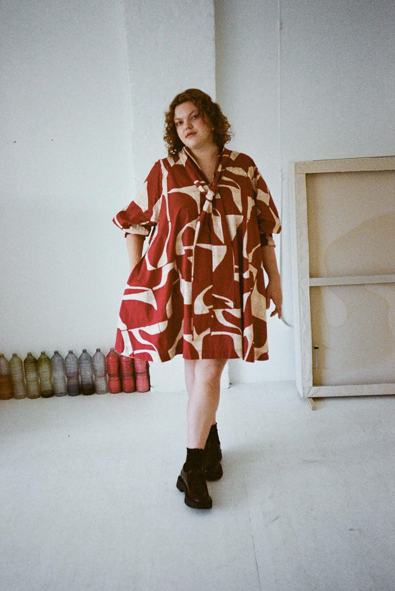 Vee Dress - Deco Sky Product Image