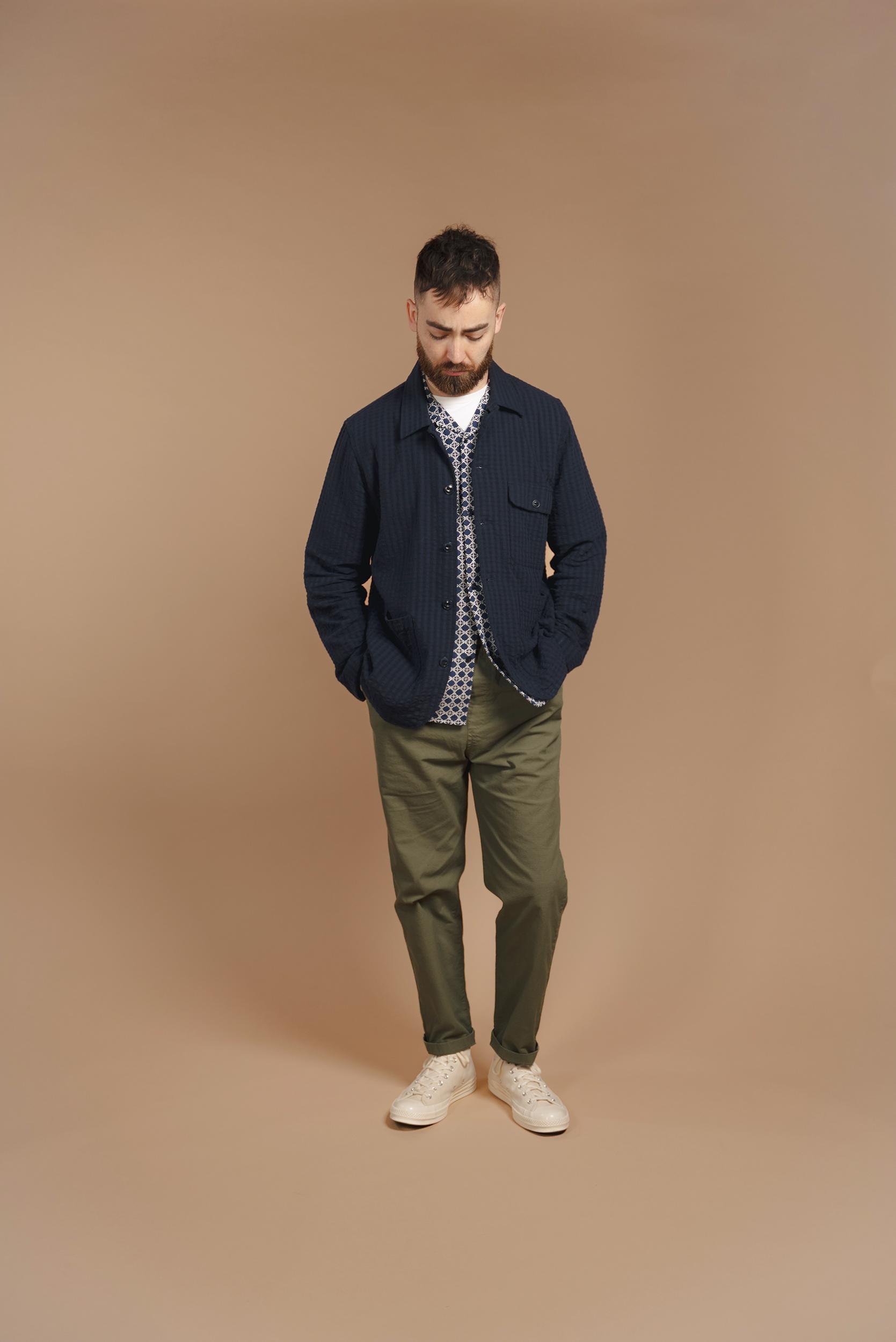 Archive Seersucker Scrib Overshirt Product Image