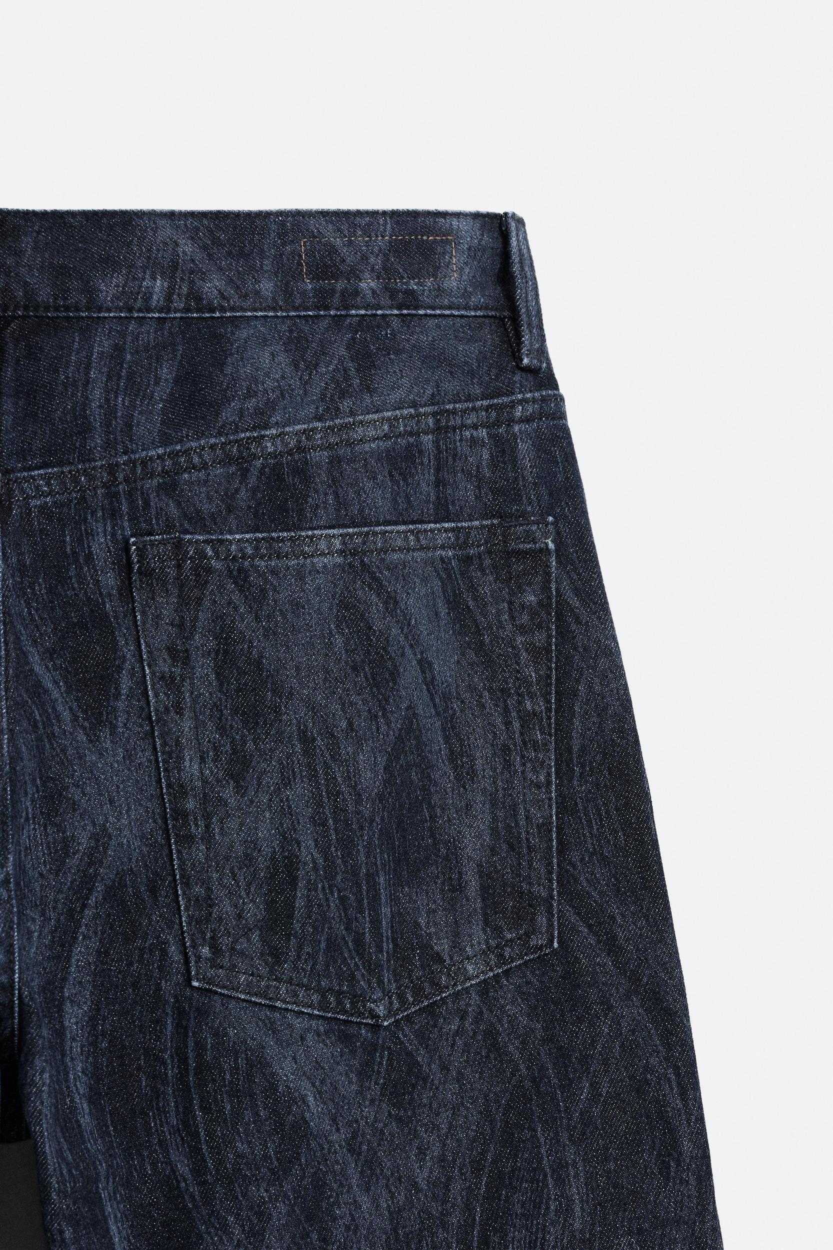 PRINTED STRAIGHT FIT JEANS Product Image