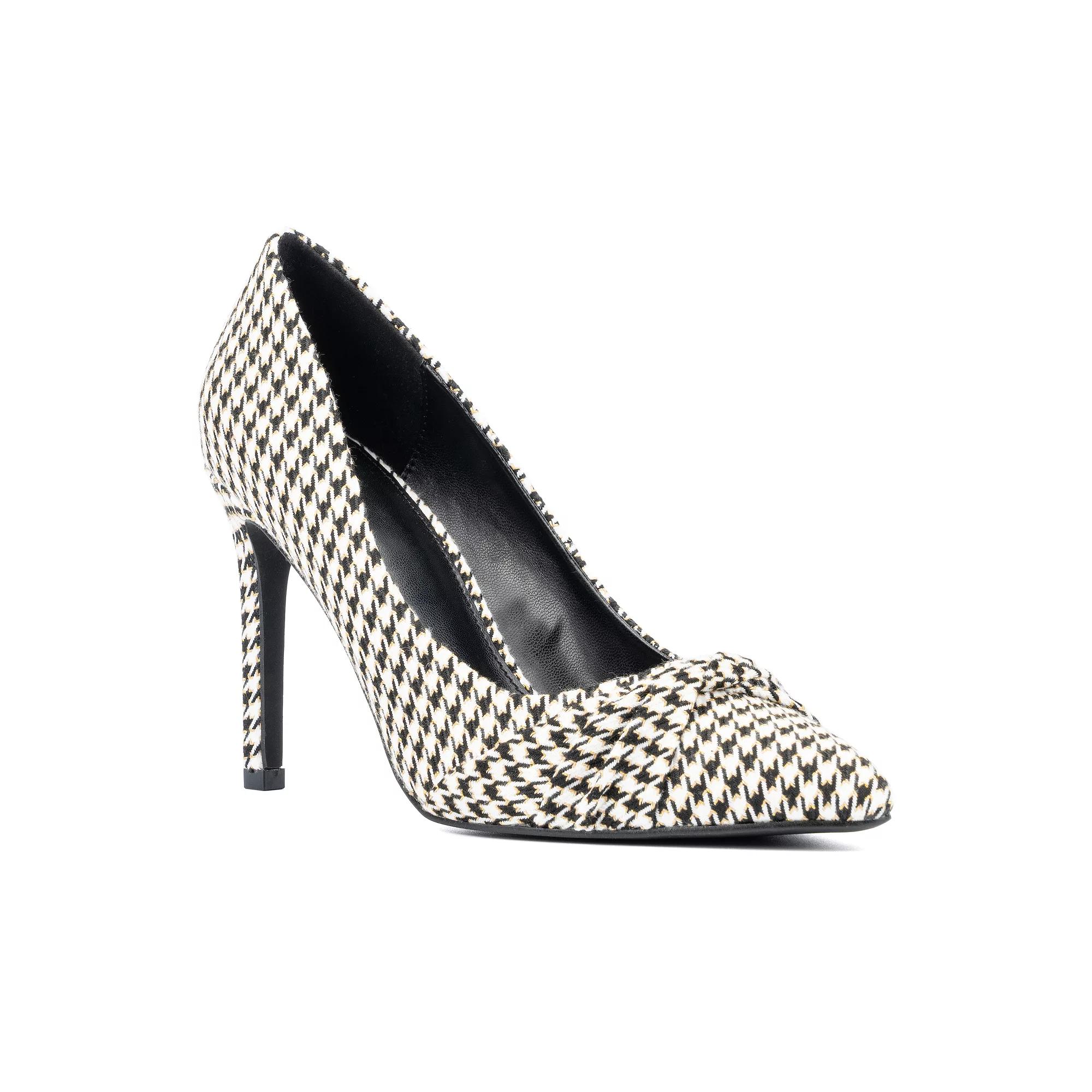 New York & Company® Monique Women's Pumps, Size: 9, Black Pattern Product Image