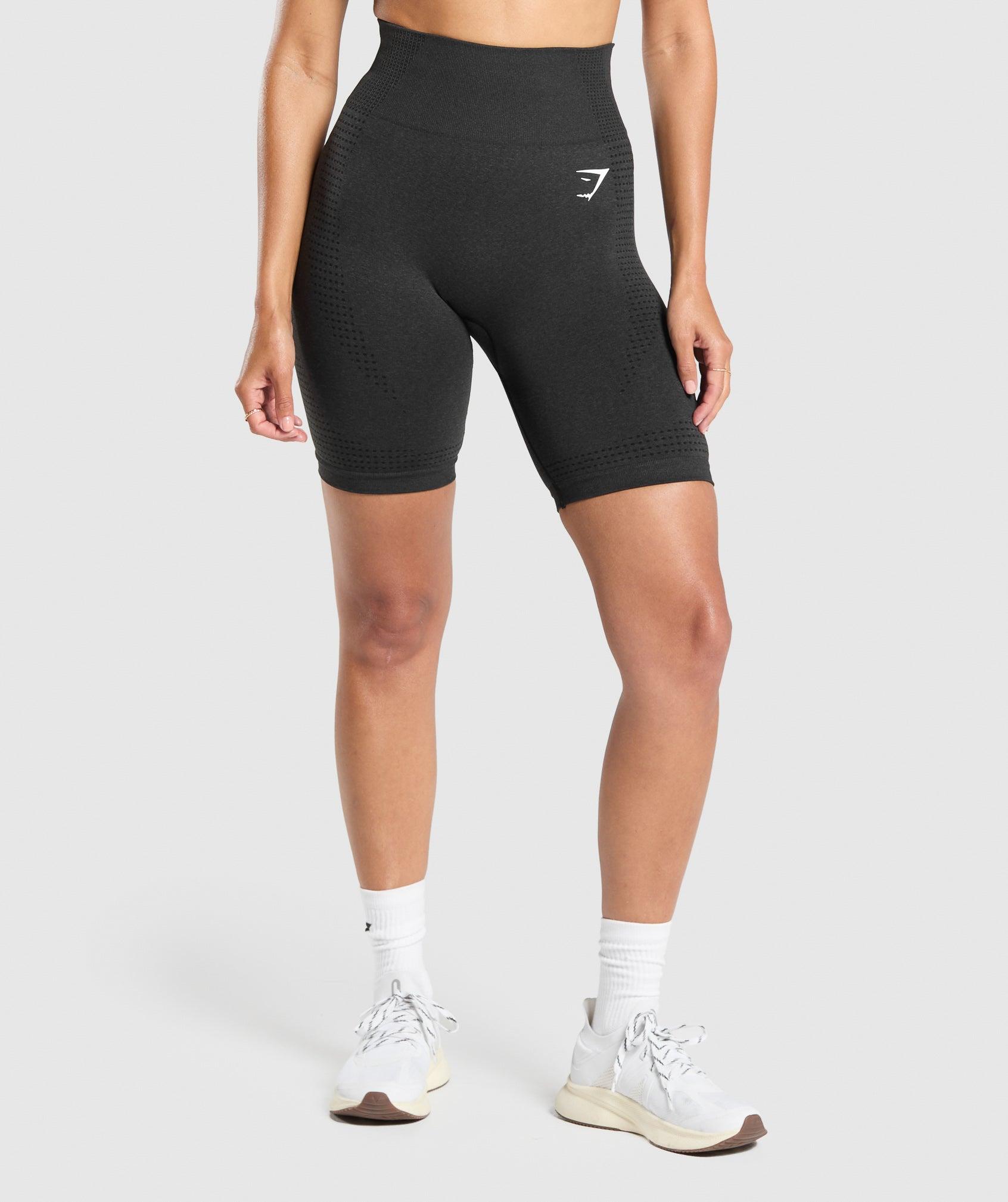 Gymshark Vital 7" Shorts - Black Marl Female Product Image