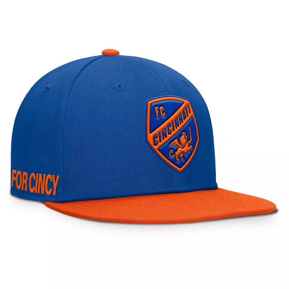 Men's Fanatics Blue FC Cincinnati Sitter Snapback Hat, Fcc Blue Product Image