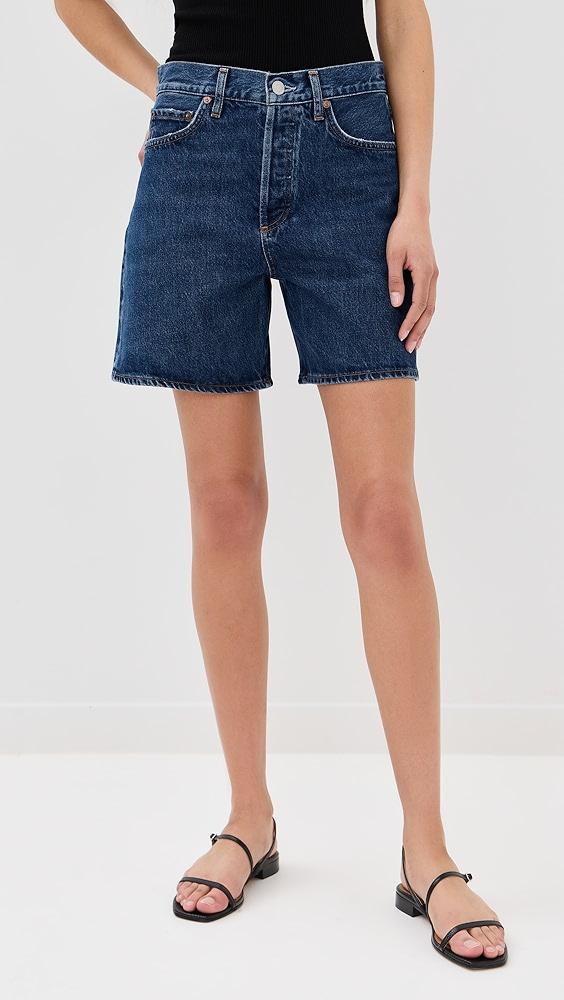 AGOLDE Dame High Rise Baggy Shorts | Shopbop Product Image