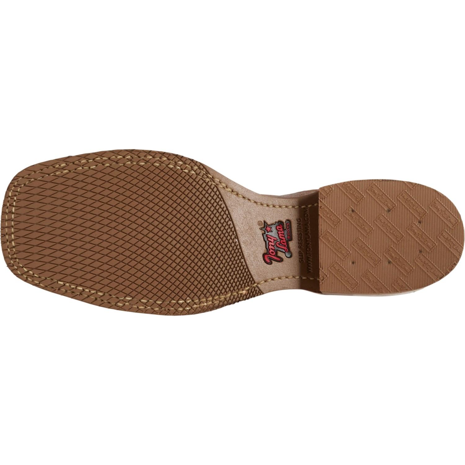 Tony Lama Landgrab 11” Western Boots - Leather, Square Toe (For Men) Product Image