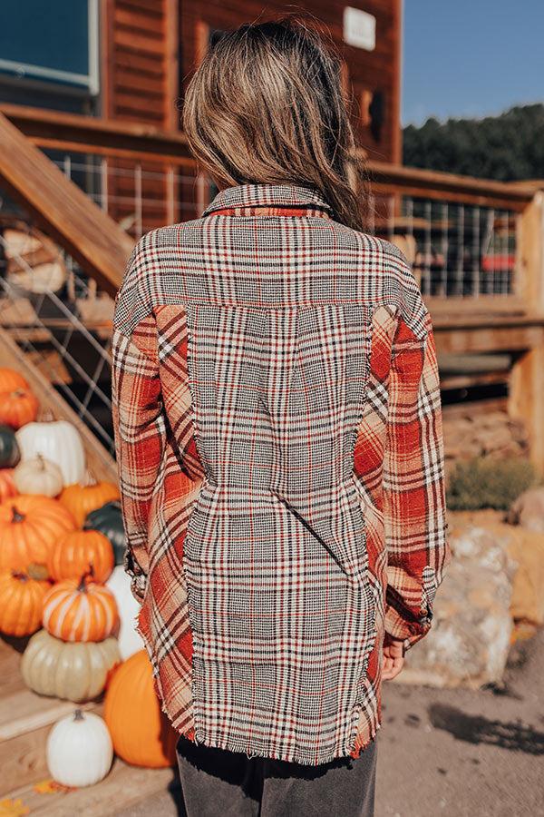 Fall Sunset Flannel Tunic Product Image