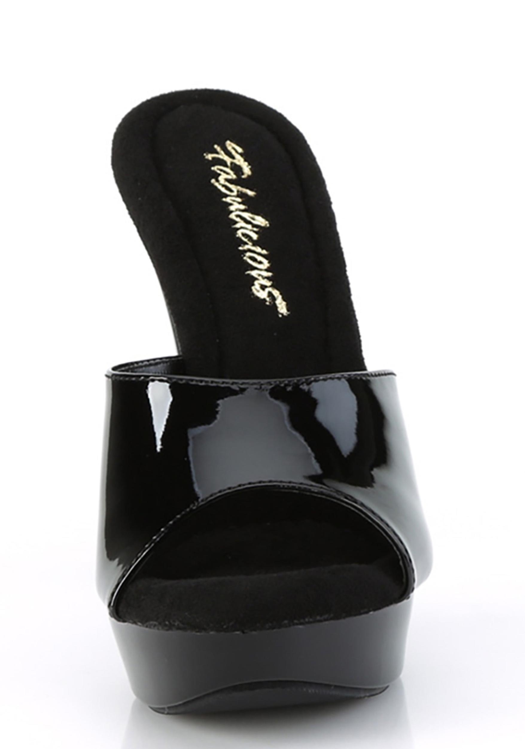 Fabulicious Cocktail-501 Platform Heels - Black Product Image