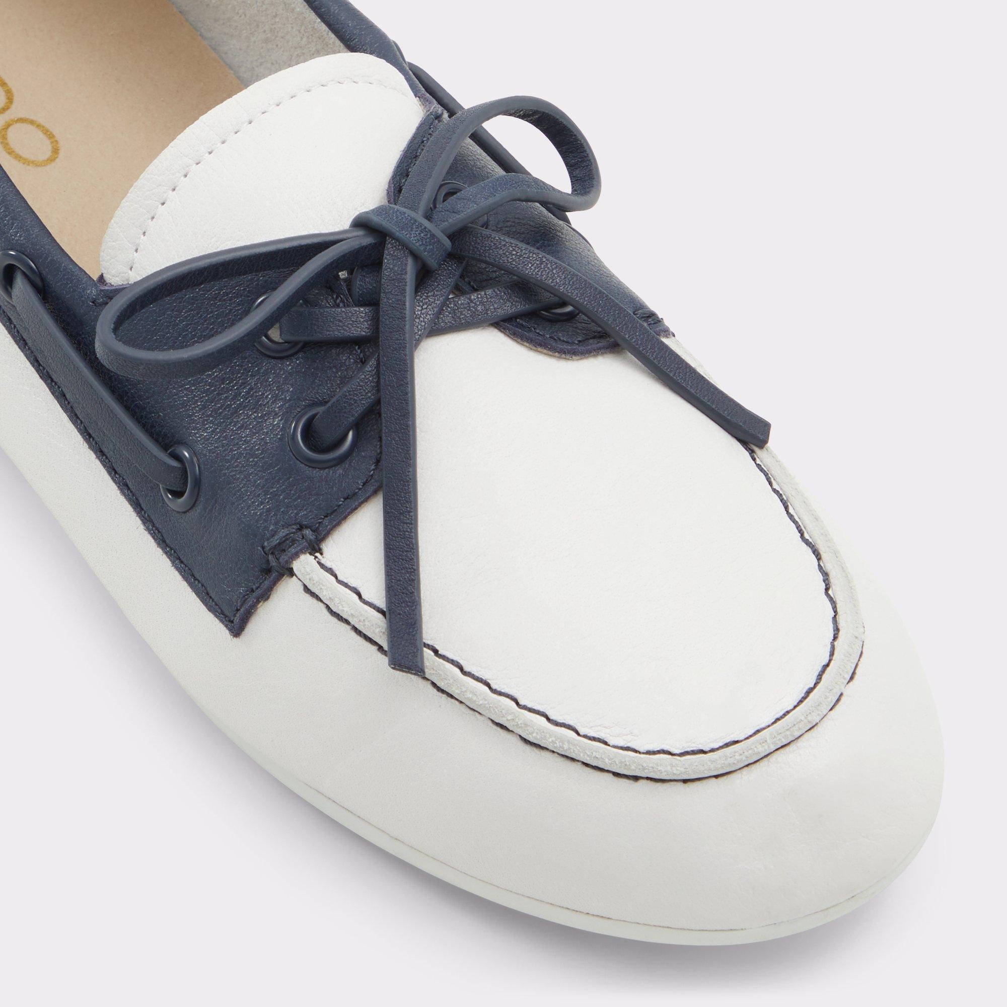 Sail White/Navy Women's Loafers & Oxfords | ALDO US Product Image