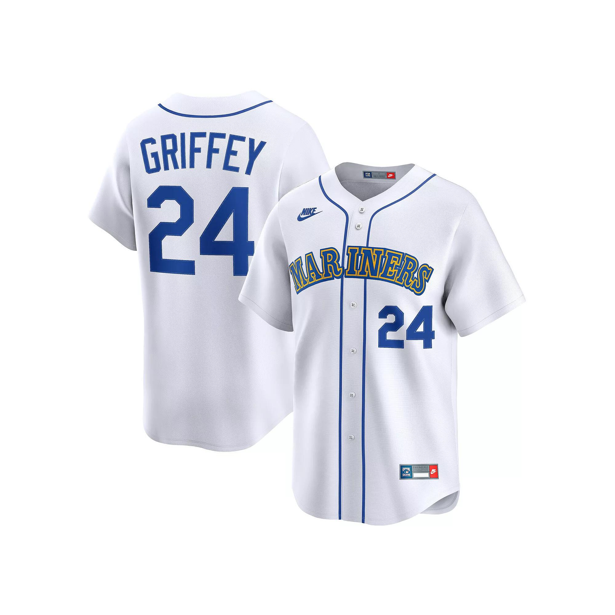 Ken Griffey Jr. Seattle Mariners Cooperstown Nike Men's Dri-FIT ADV MLB Limited Jersey Product Image