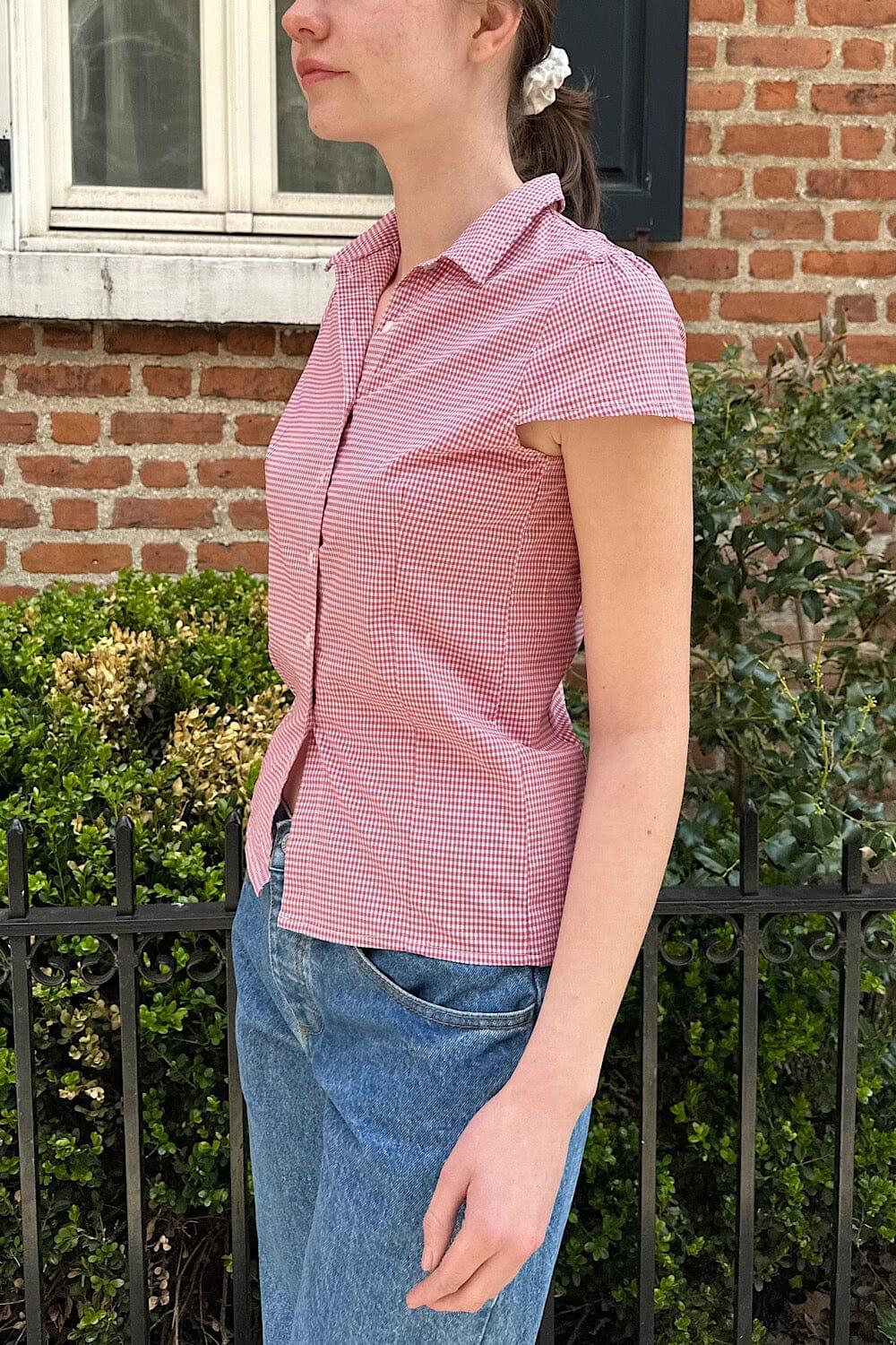 Rue Plaid Top Product Image